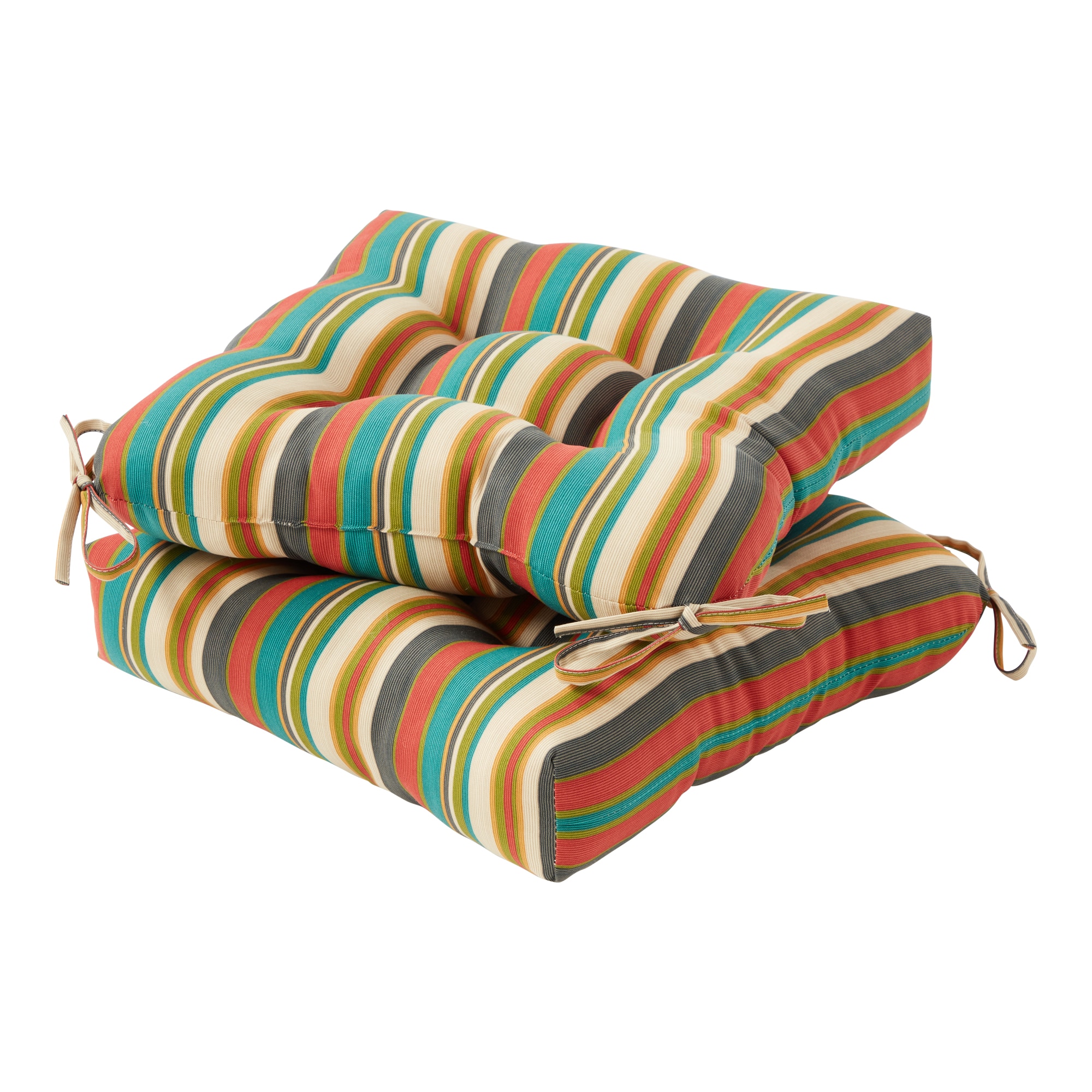 Greendale Home Fashions - 20-in x 20-in 2 -Piece Sunset Patio chair cushion