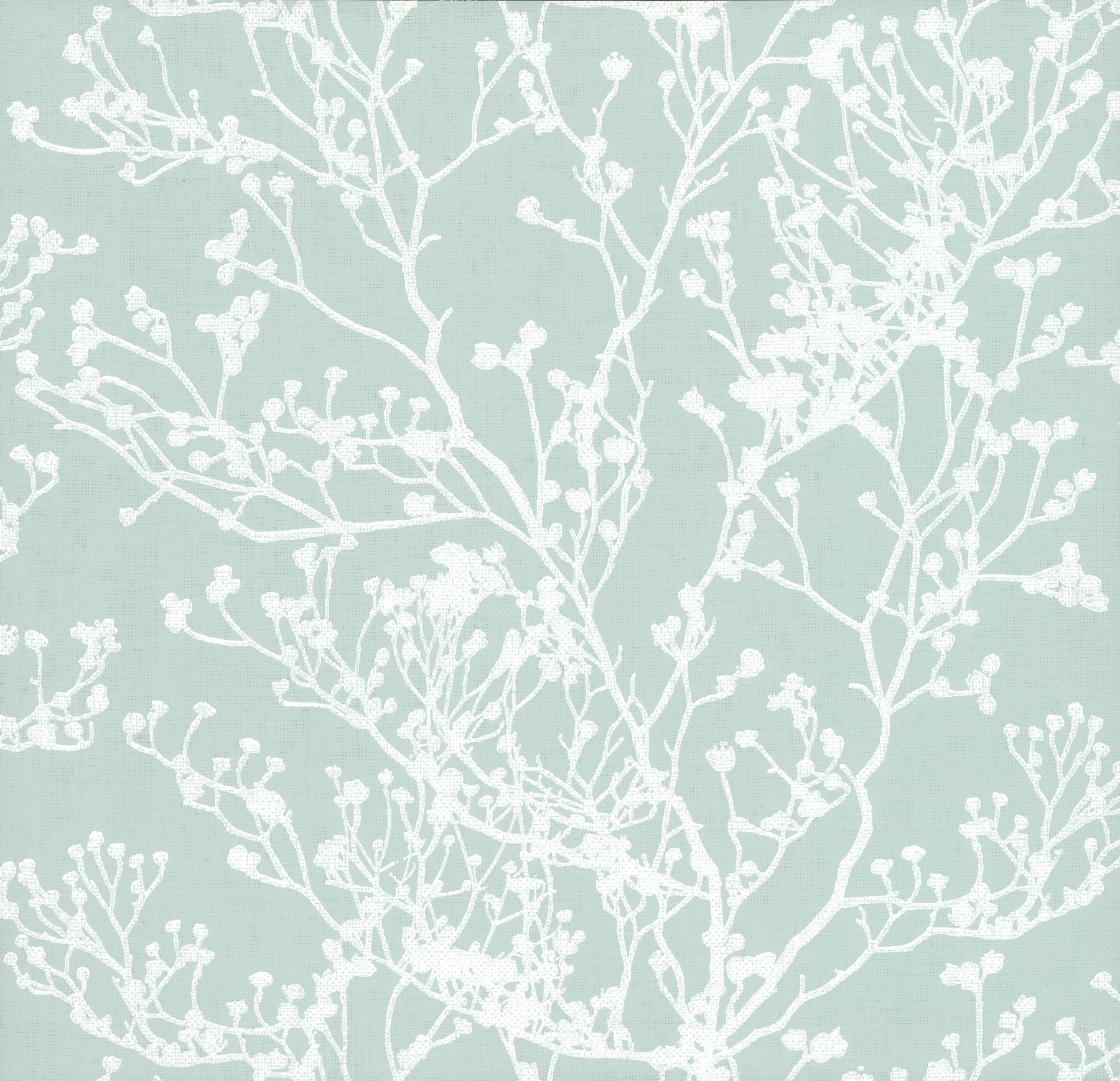 York Wallcoverings HC7520 Ronald Redding Handcrafted Naturals 60.8-Sq. Feet Blue Paper Ivy/Vines Unpasted Wallpaper