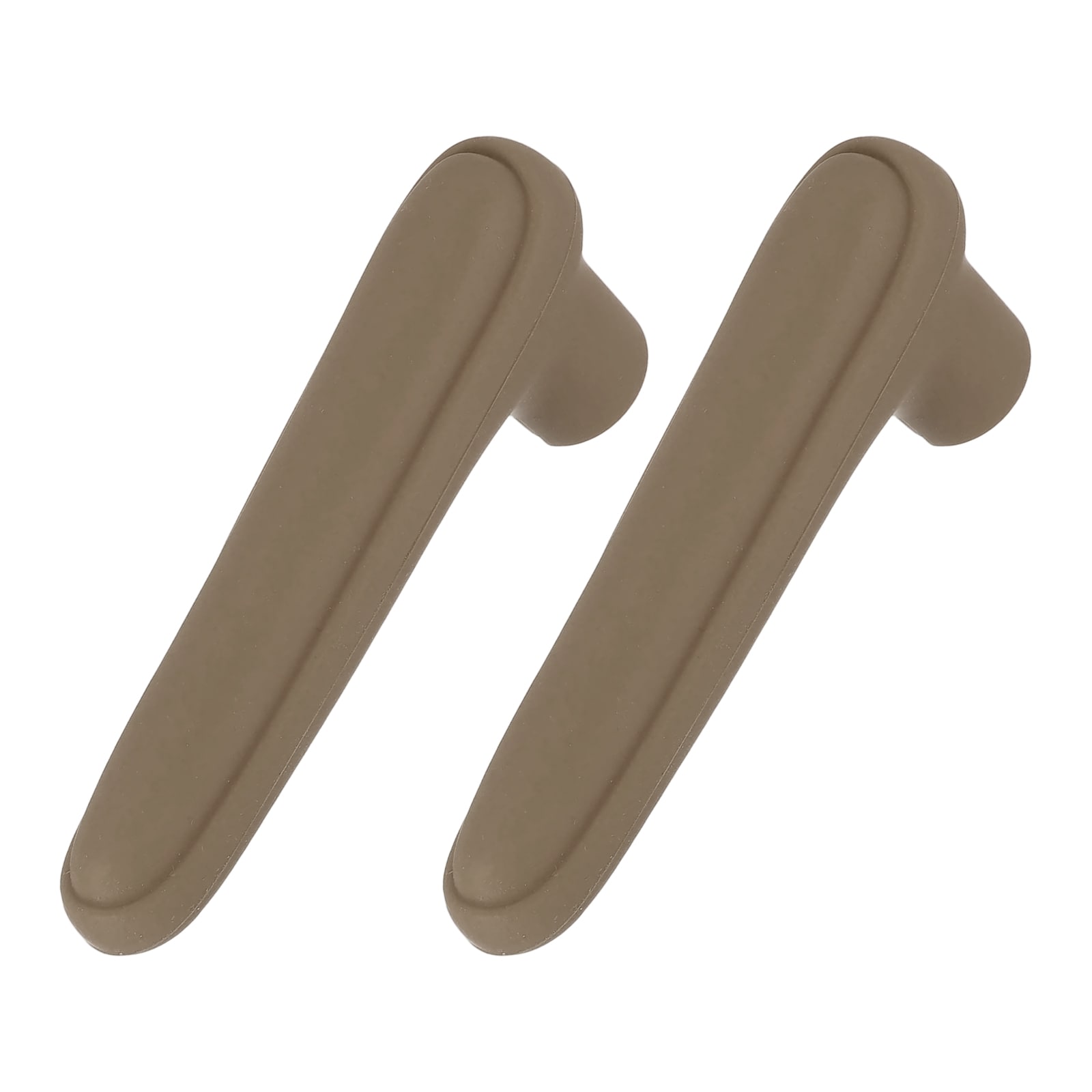 Unique Bargains 2pcs Door Handle Covers Silicone Safety Doors Knob Handle Protector Covers Anti-Collision Soft Doors Pull Cover for Bedrooms Bathrooms Offices Brown #S26030500UX6711