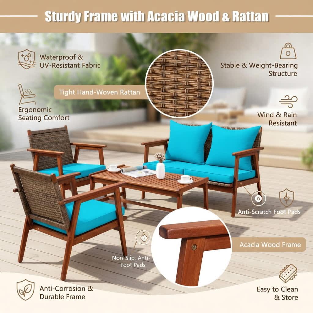 Choco Moon 5357455153146 Patio-Conversation-Sets - View #3