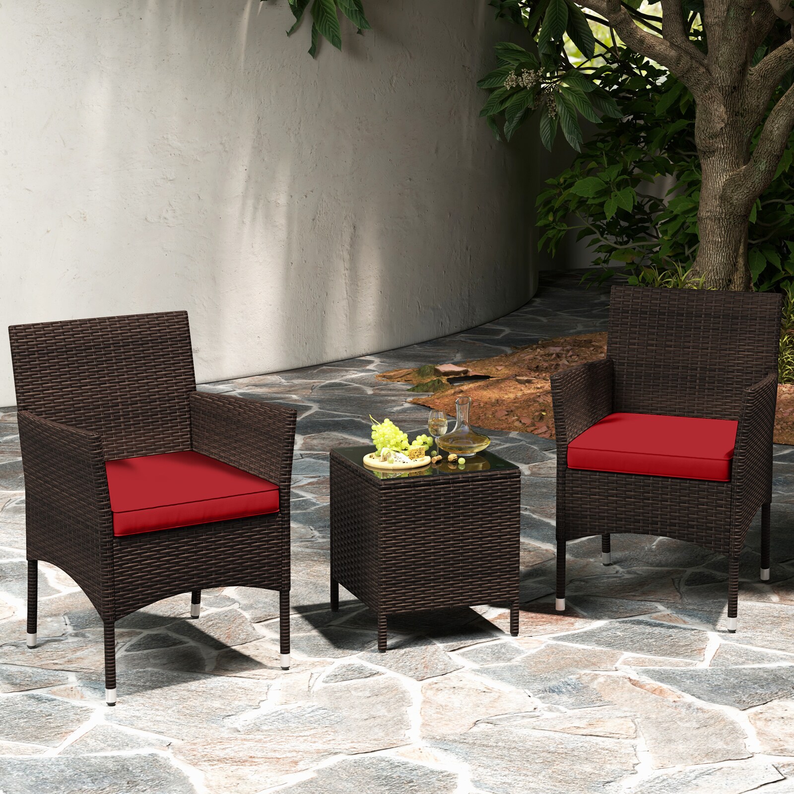 Slickblue D-CO-ER29727WH Patio-Conversation-Sets - View #6