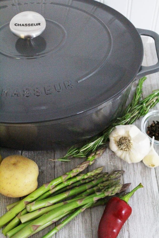 Chasseur 6.25-Quart Cast Iron Dutch Oven in the Cooking Pots department at