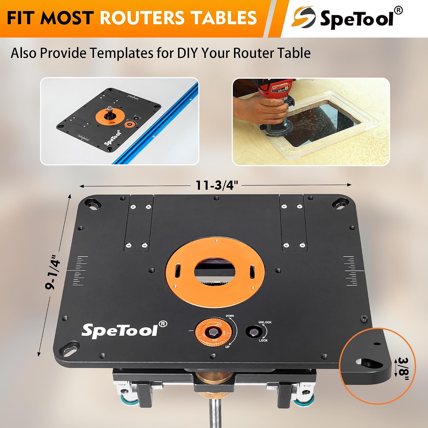 SpeTool SP-RP-L-0001 Router-Parts-Attachments - View #2
