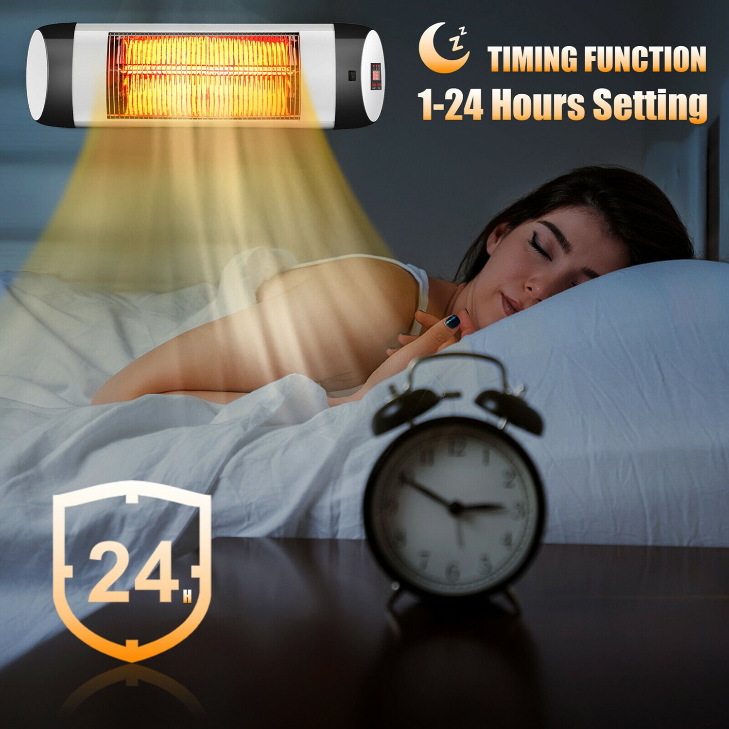 Costway CSHY001428 Outdoor-Electric-Patio-Heaters - View #8