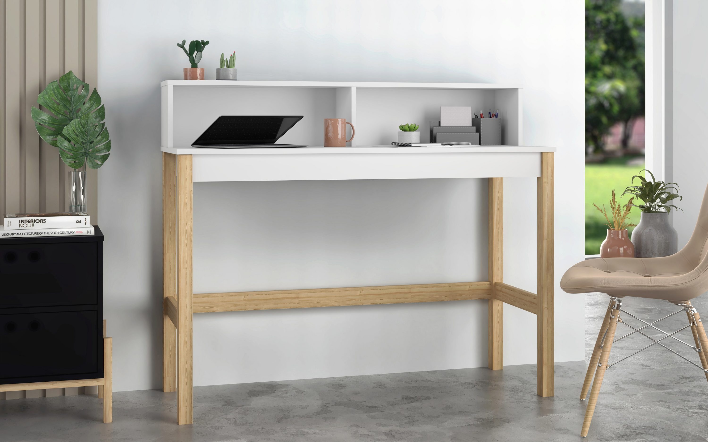 Manhattan Comfort 309AMC157 Bowery 47.24-in Multiple Colors/Finishes Modern/Contemporary Computer Desk