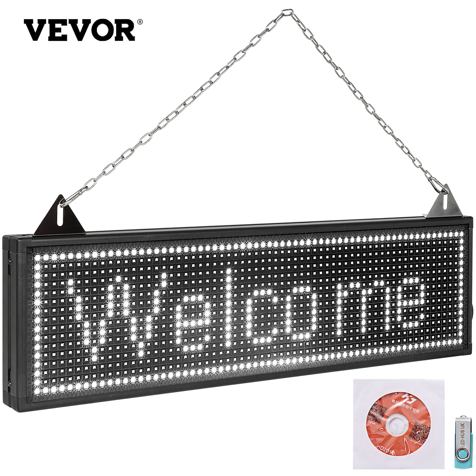 LED Flashing Eraseable Message Board with Acrylic Writing Panel and Stand –  Alpine
