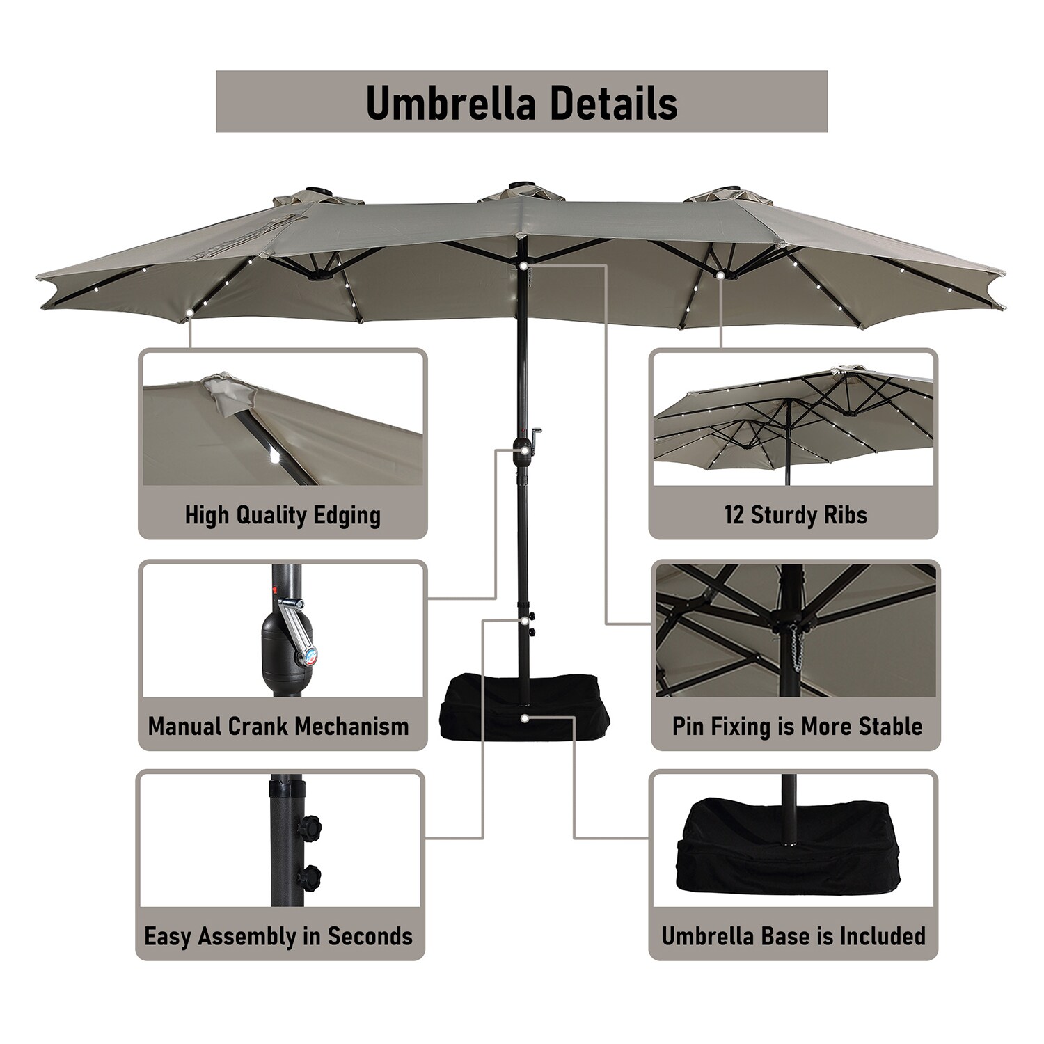GZMR LC-MR-NSM011LBE Umbrellas-2 - View #4