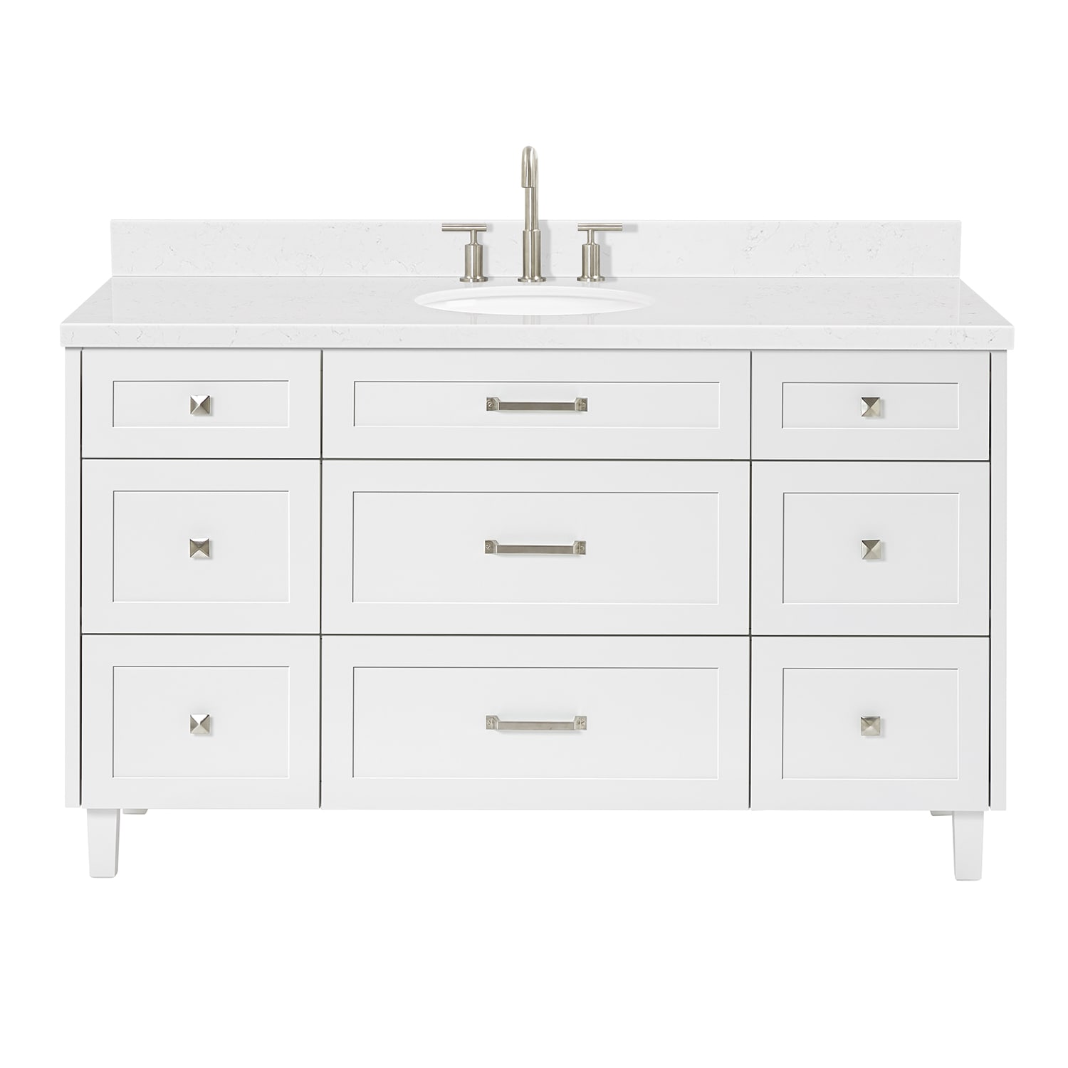 ARIEL B60CQOVOWHT Bath-Vanity-Combo - View #2