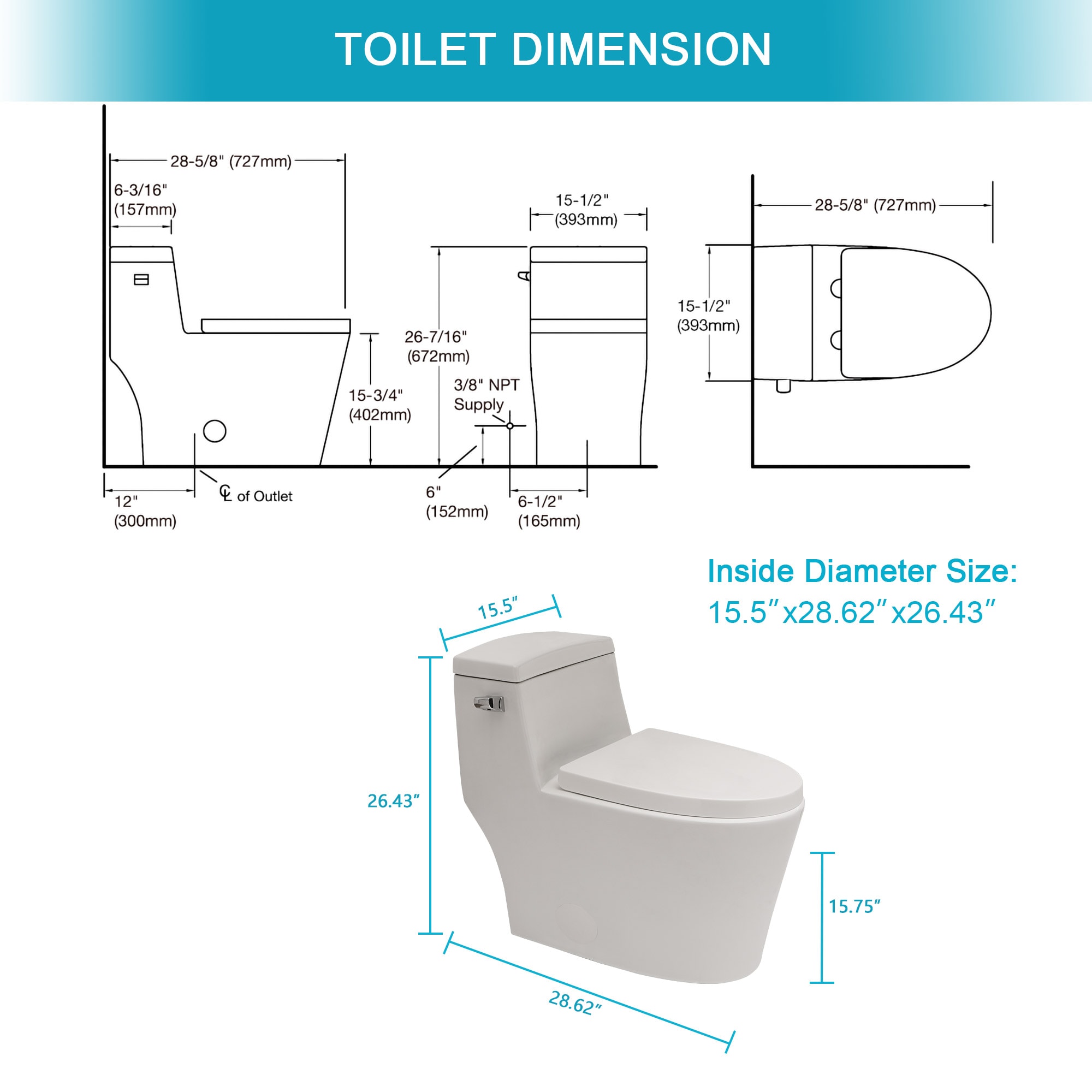 Dimakai DK-MTLC-80 toilets - View #3
