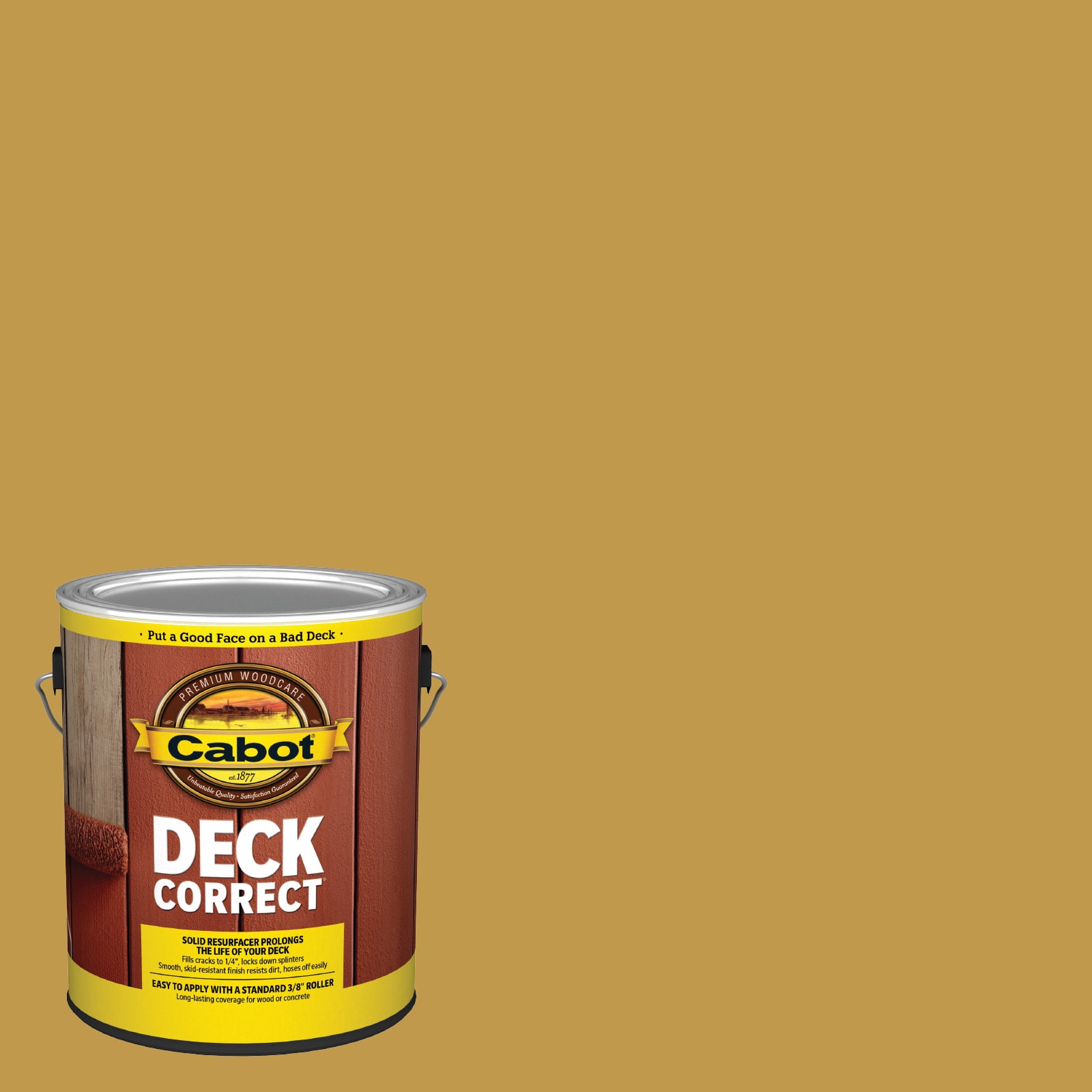 Cabot CAVALRY-1028101 DeckCorrect Cavalry Solid Exterior Wood Stain and Sealer in One ( 1-gallon )