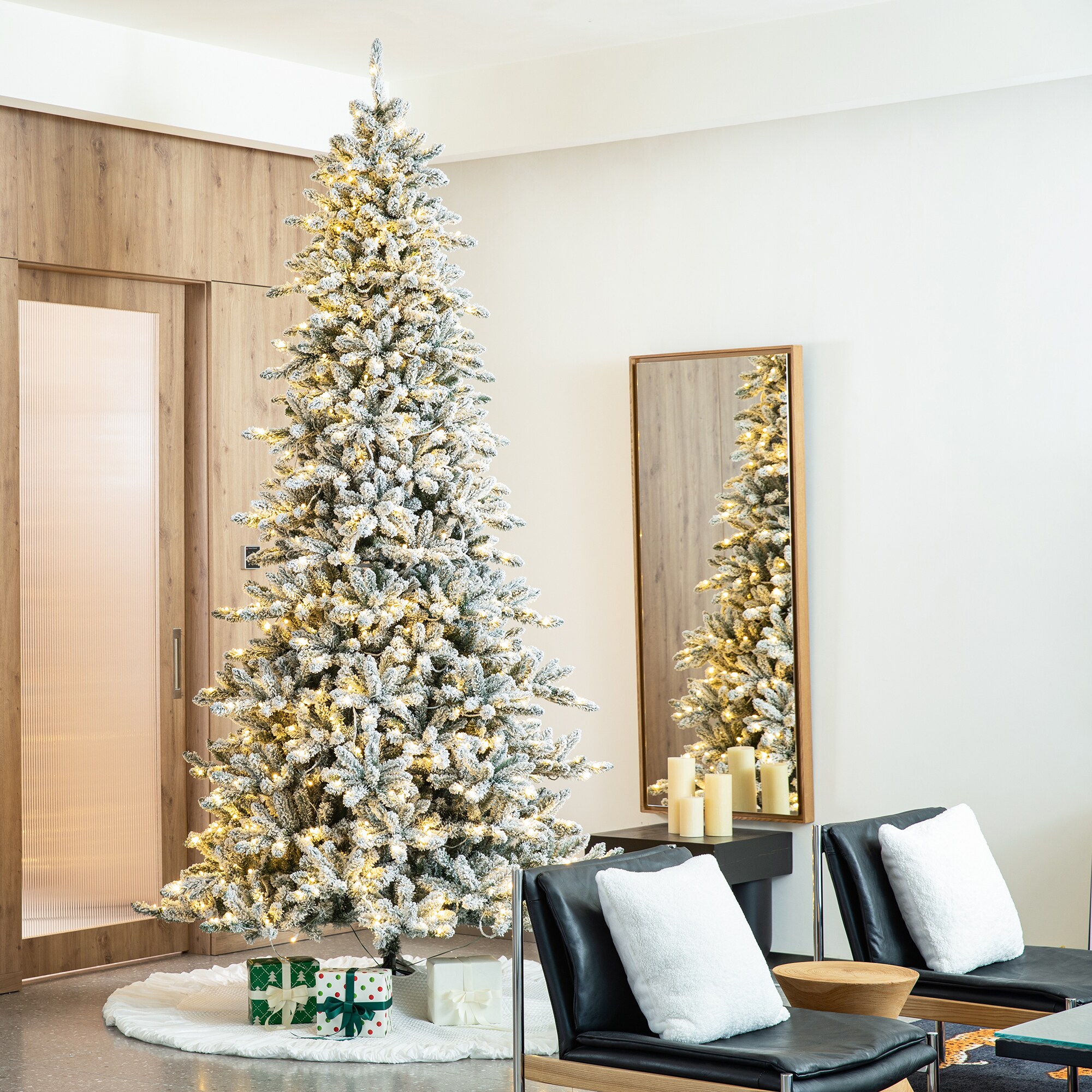 Glitzhome 2014600138 Artificial-Christmas-Trees - View #4