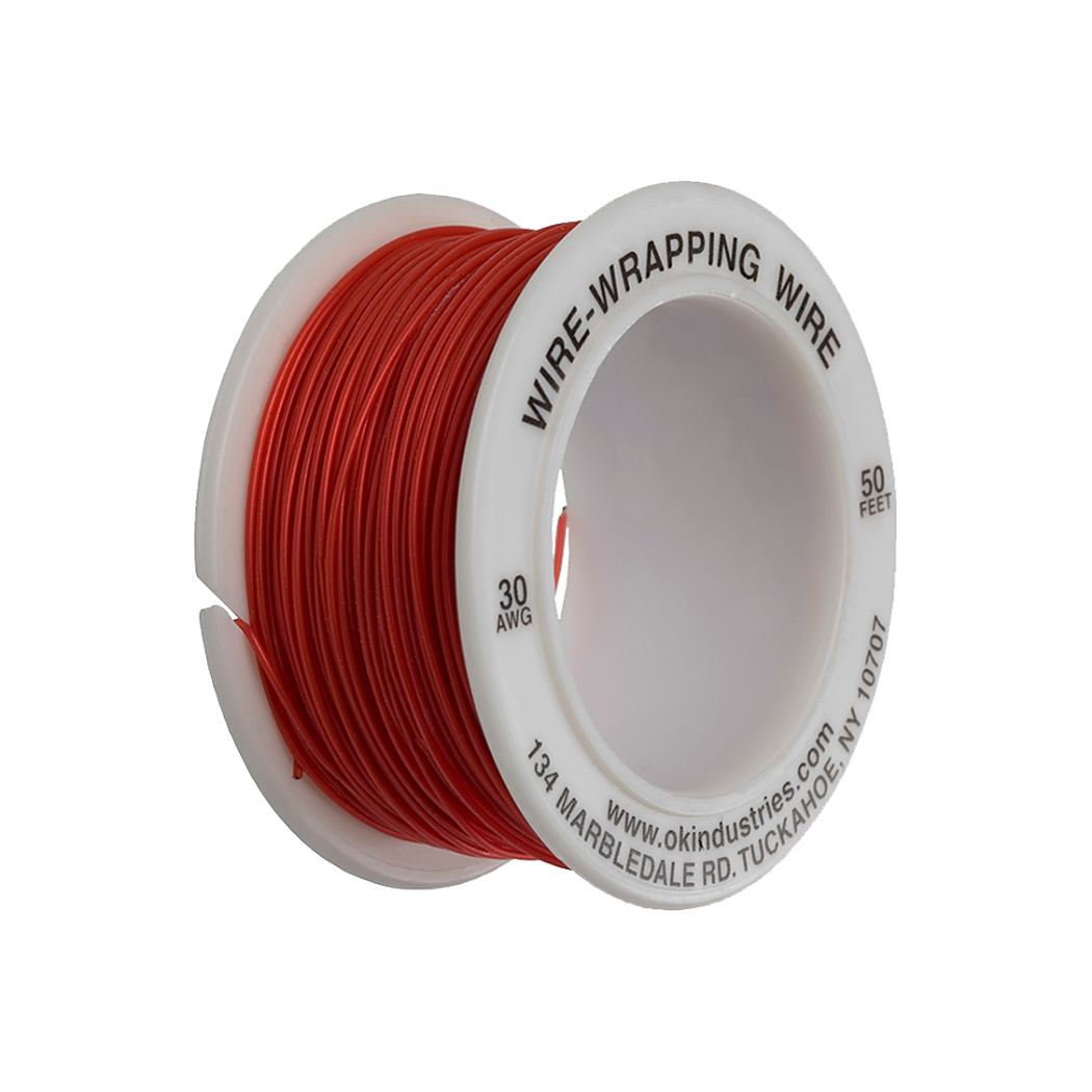 WIRE24-RED 24 Gauge Wire, 1 Foot, Red - Graves RC Hobbies