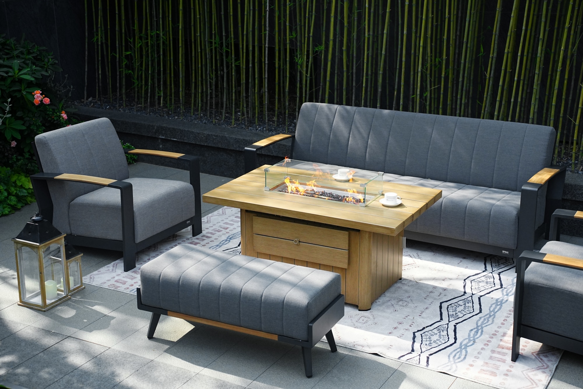 Direct Wicker DWG-2334&2335CSB-BR Patio-Conversation-Sets - View #3