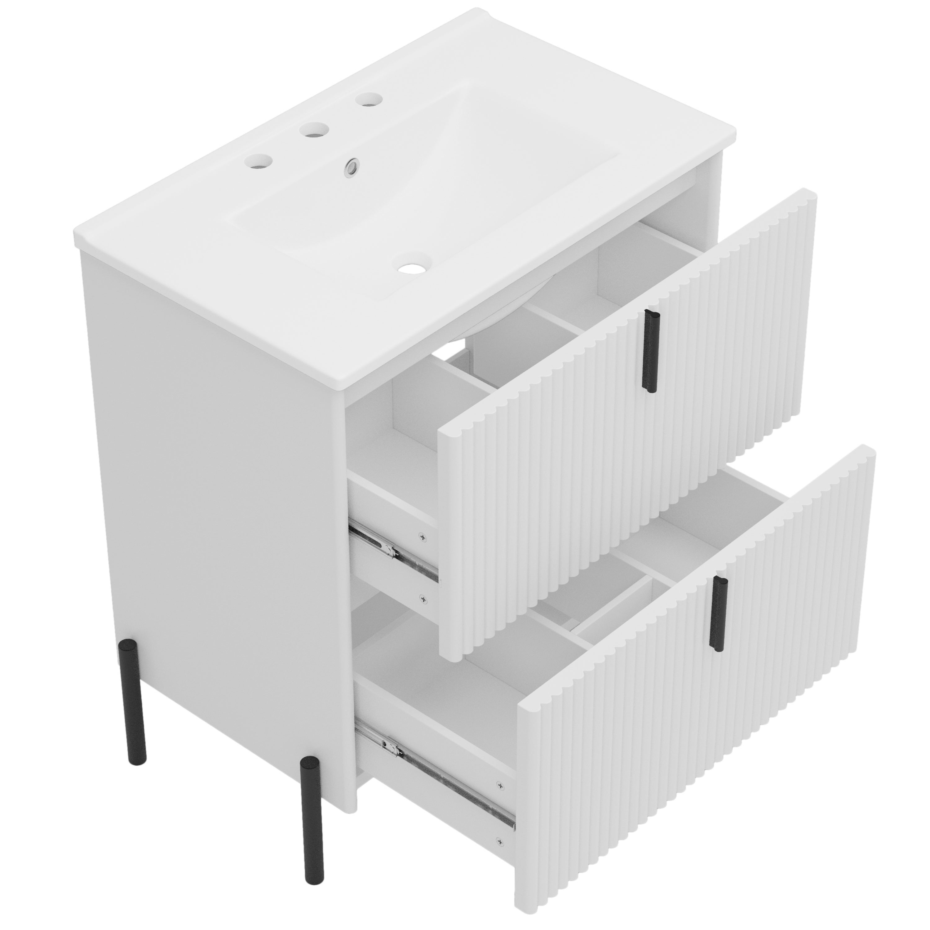 Boyel Living BL-NE-8931W Bath-Vanity-Combo - View #10