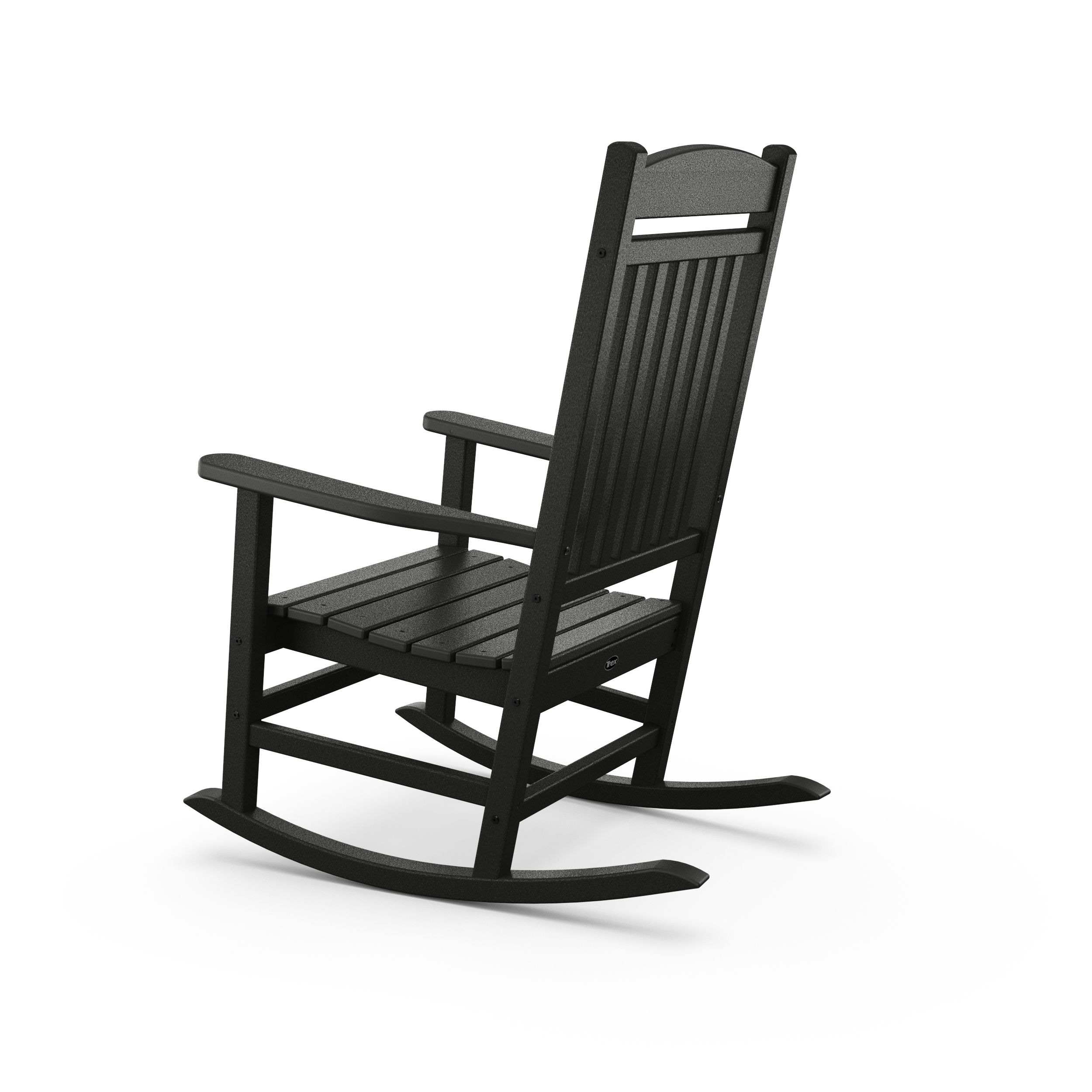 trex black rocking chair