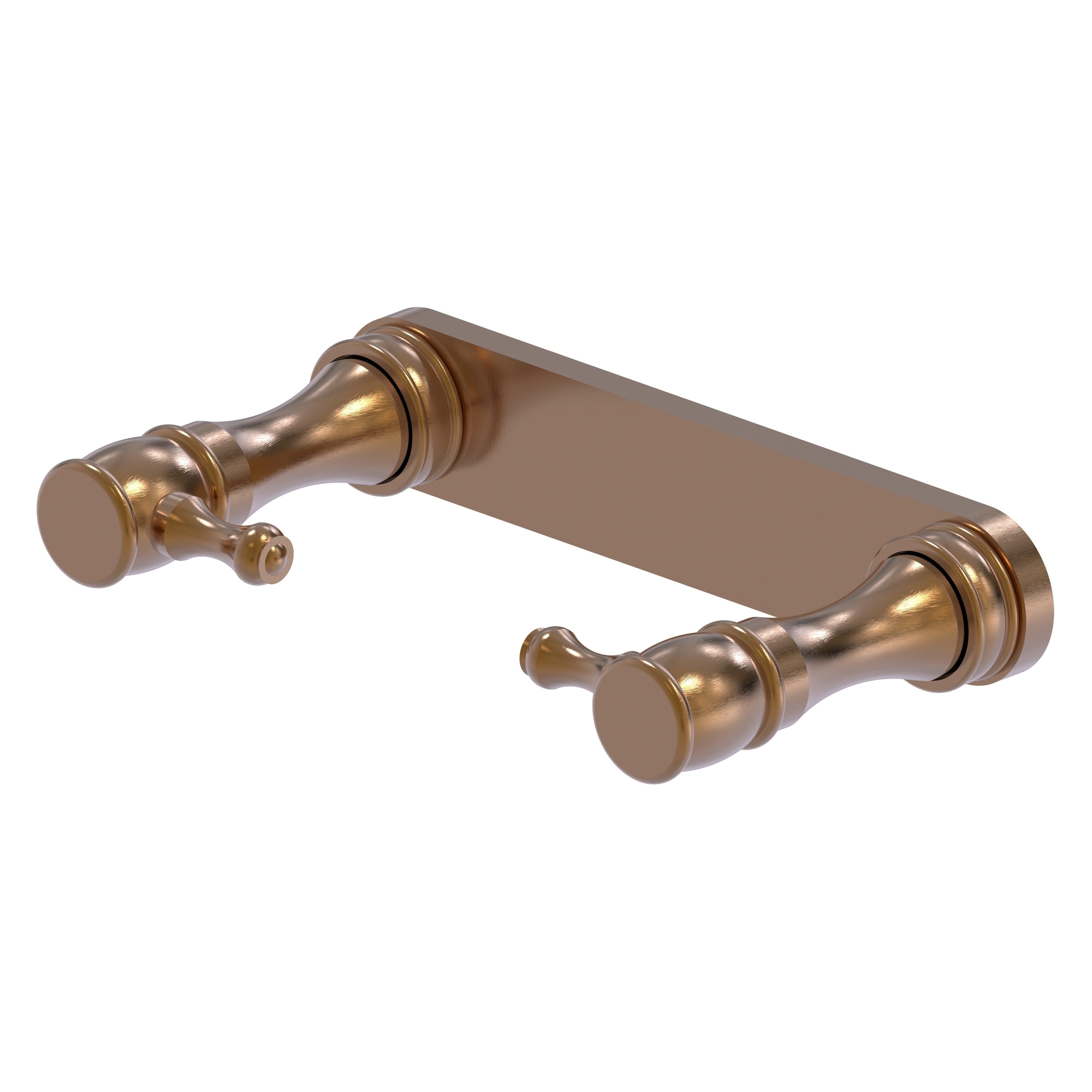 Allied Brass GI-24R-BBR Brushed Bronze Wall mount Pivot Toilet Paper Holder 1 -Rolls with Storage