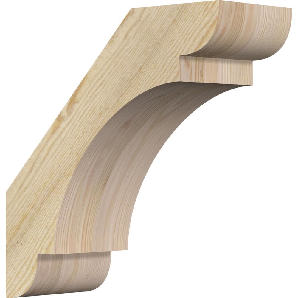 Ekena Millwork BRC06X16X16OLY00RDF 6-in x 16-in x 16-in Douglas Fir Wood Olympic Rough Sawn