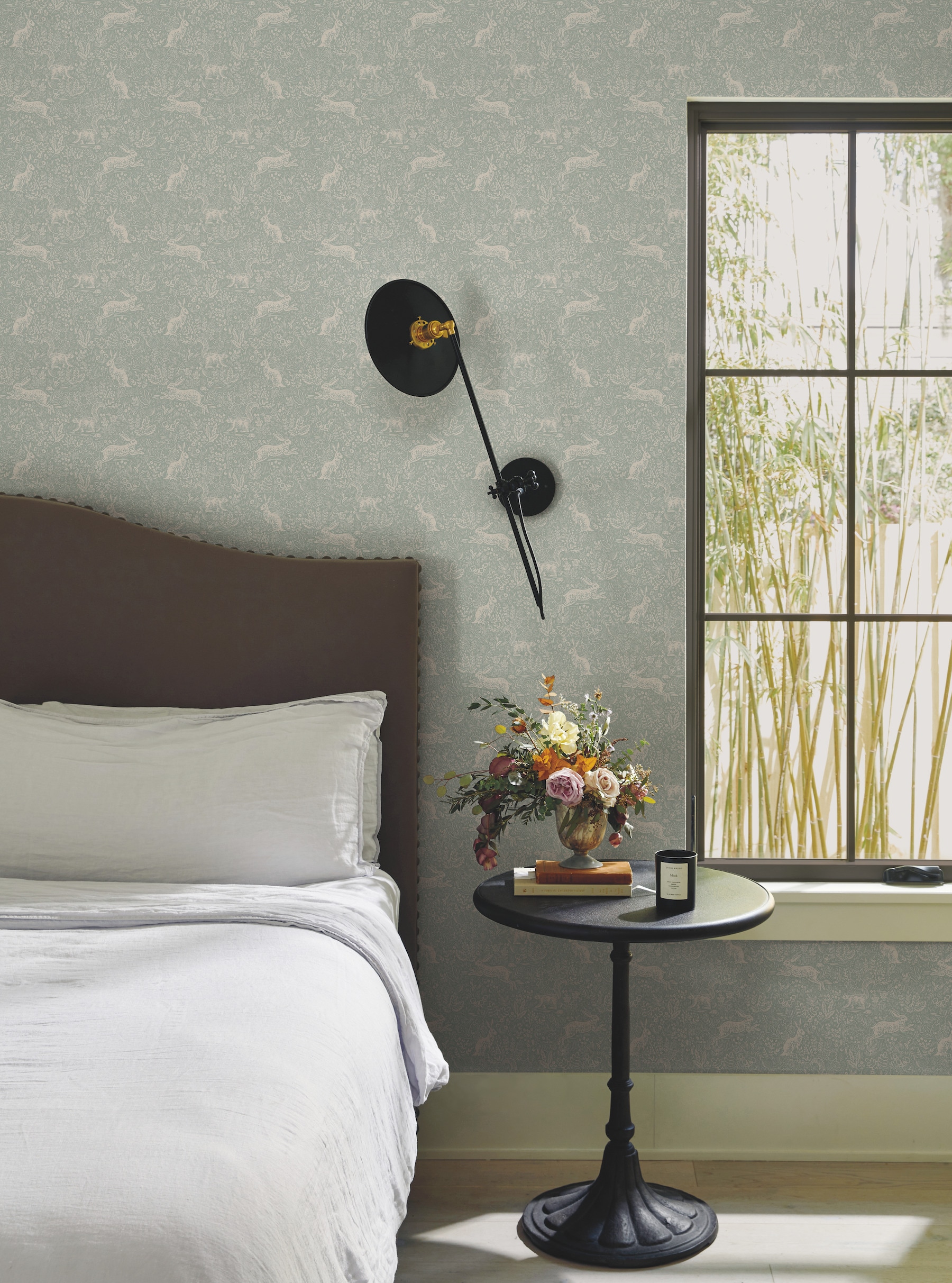 27" Mineral Nonwoven Woodland Fable Wallpaper