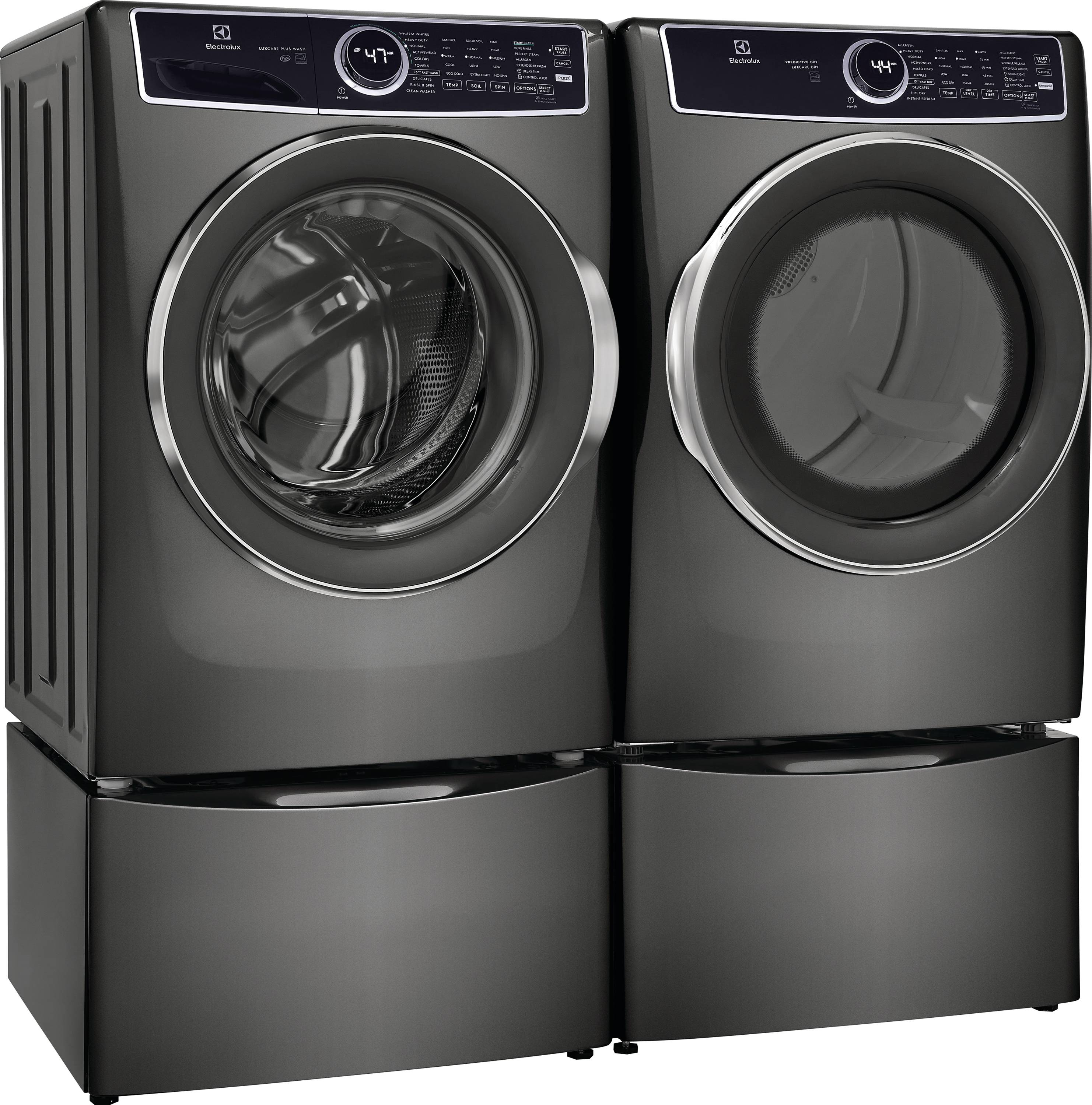 Electrolux 8-cu ft Stackable Steam Cycle Electric Dryer (Titanium ...