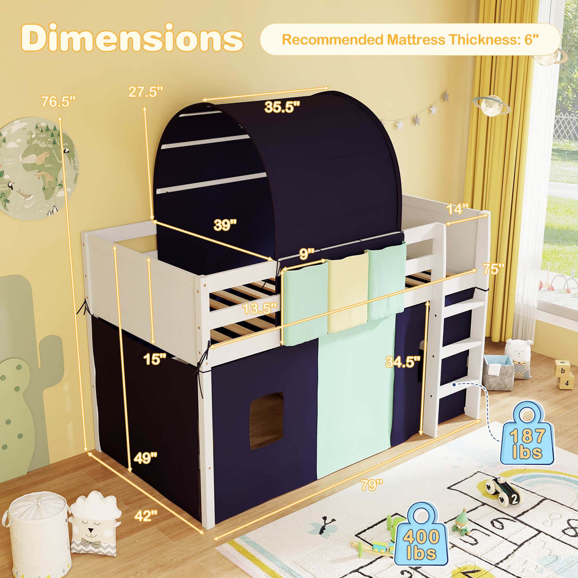 Costway HCST02598 Bunk-Beds - View #2