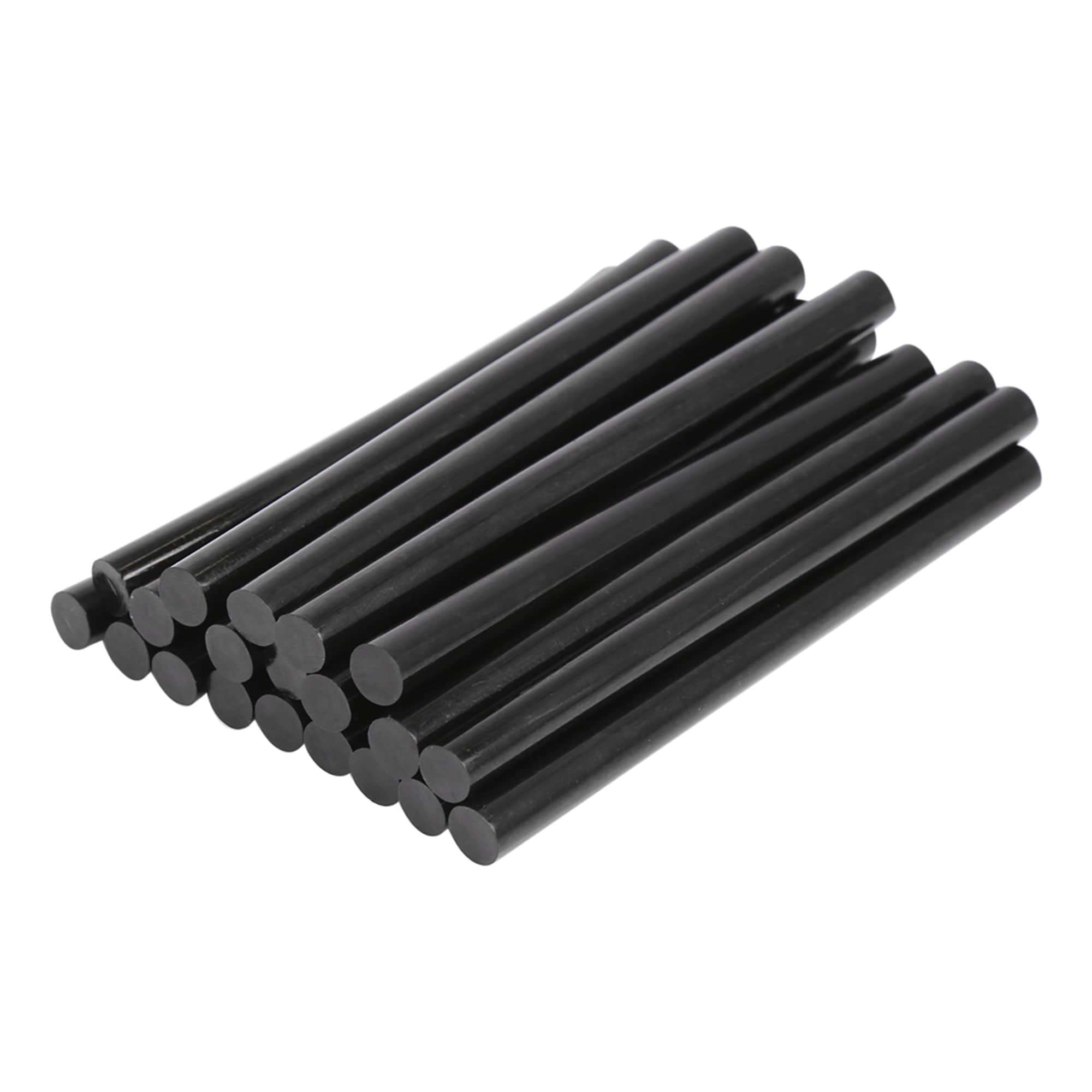 Unique Bargains 20pcs 7mm x 100mm Hot Glue Sticks Auto Body Paintless Dent Removal Repair Black for Car