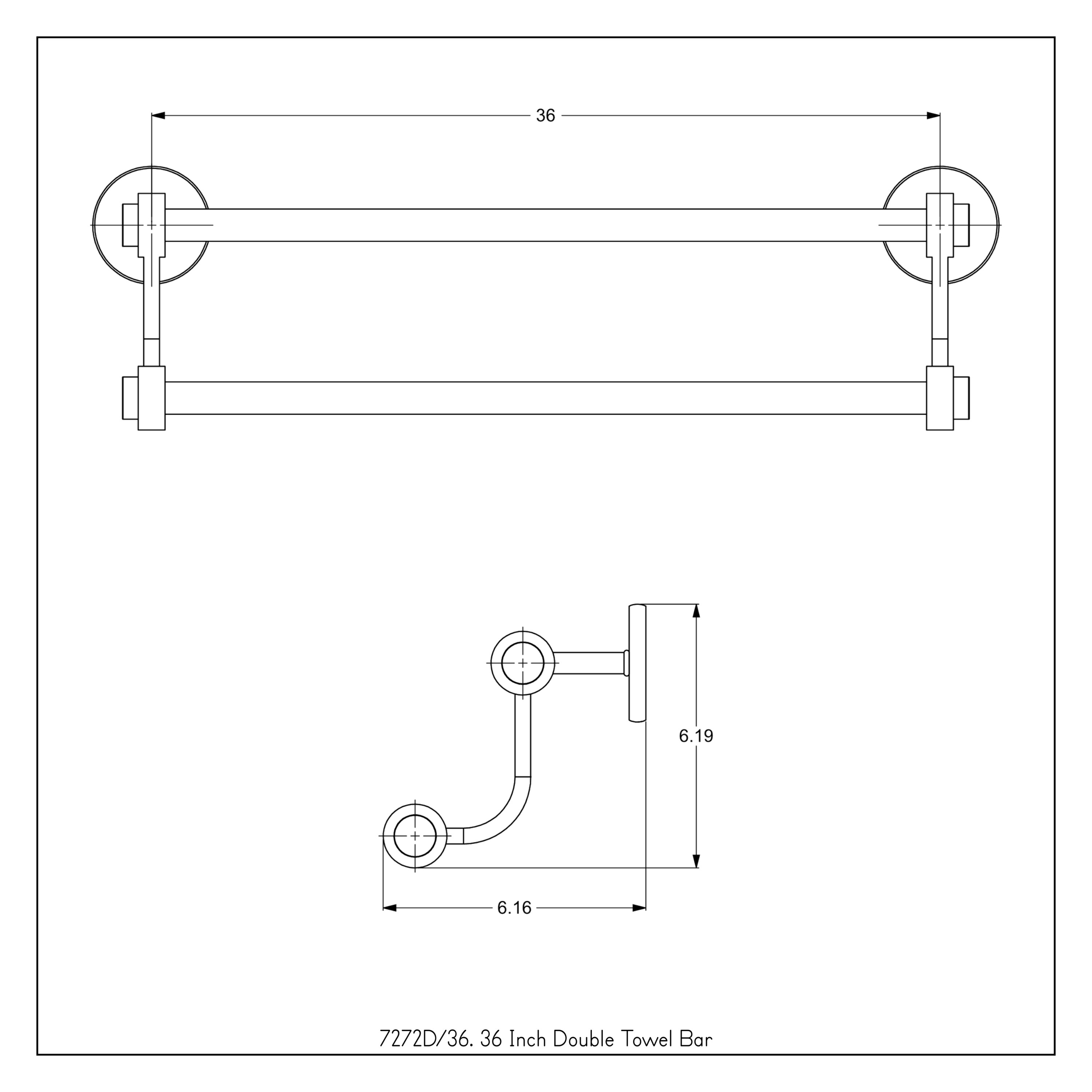 Allied Brass 7272D/36-PEW d060350 - View #3