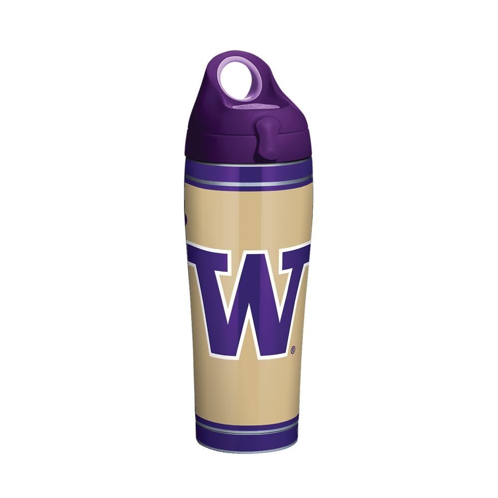 NCAA Washington Huskies Campus 24 oz Stainless Steel Water Bottle with Lid