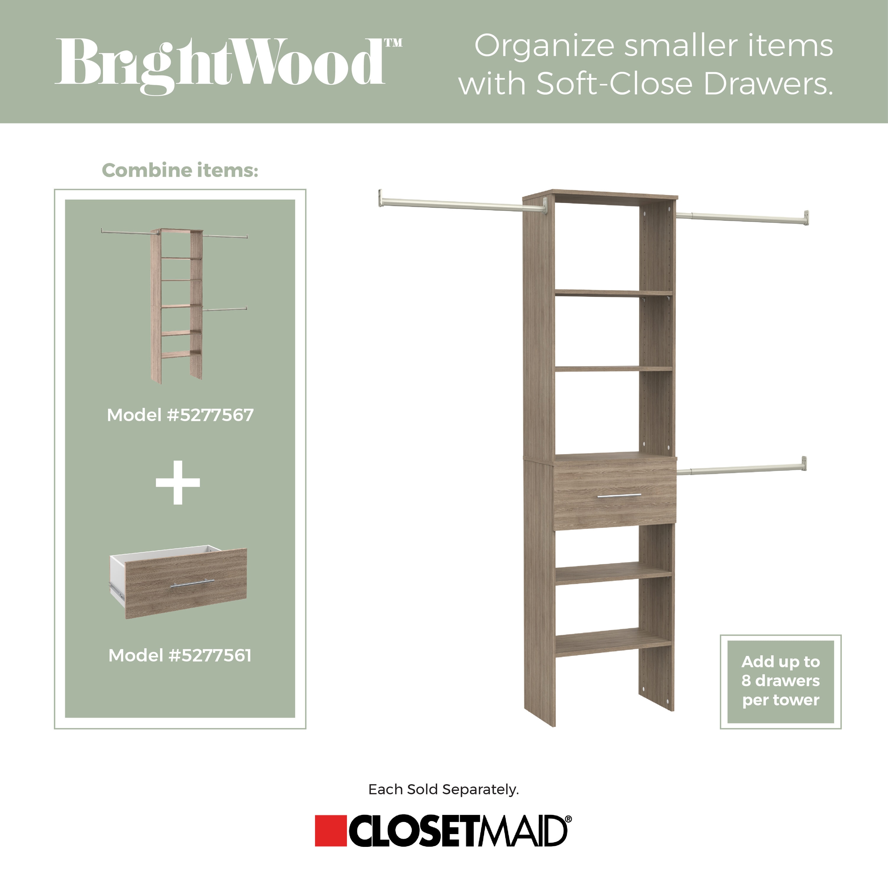 ClosetMaid 10000-02638 Wood-Closet-Kits - View #11