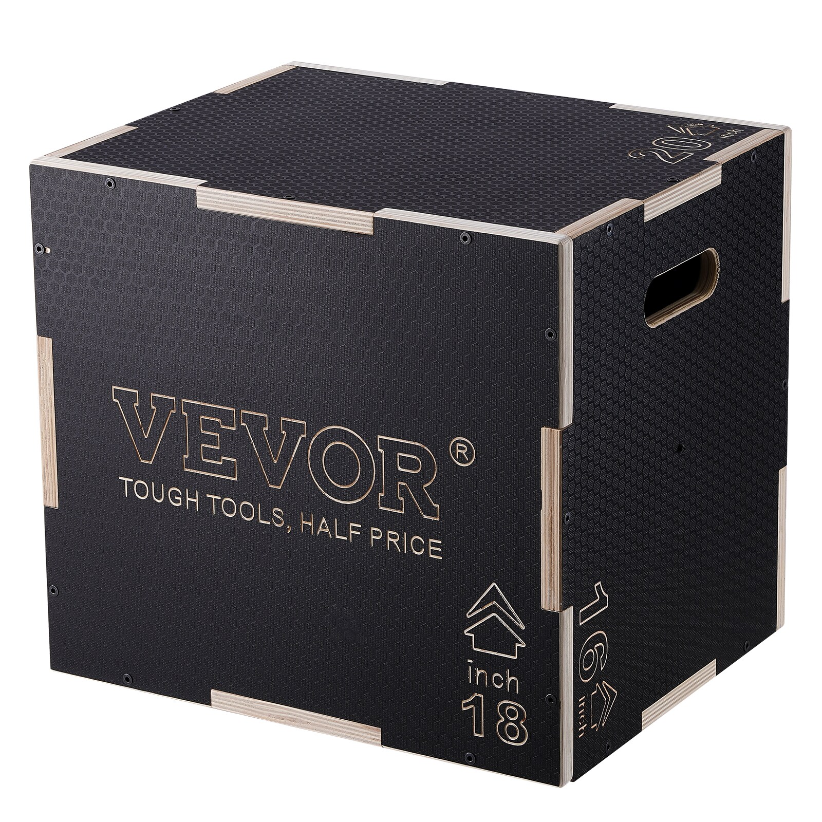 VEVOR SHYTX201816YAQWNJV0 Wood 18-Inches Plyo box