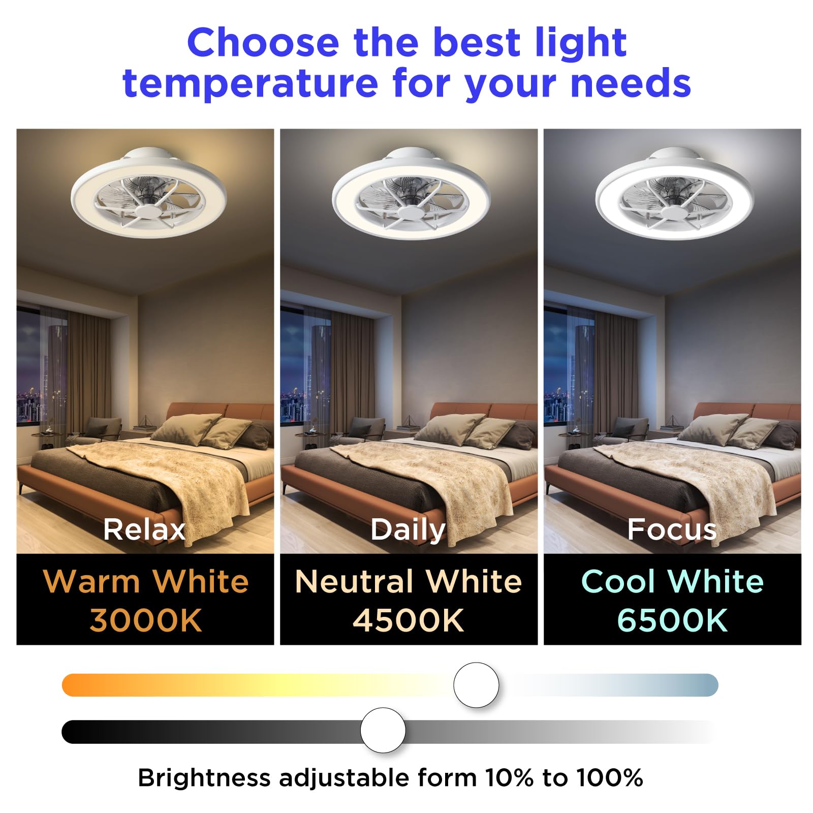 TALOYA TLY-M2-WE-X18 Ceiling-Fans - View #2