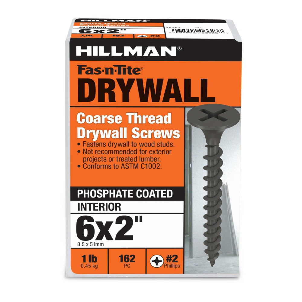 Fas-n-Tite #6 x 2-in Bugle Coarse Thread Drywall Screws 1-lb ( 166 -Pack ) #48367