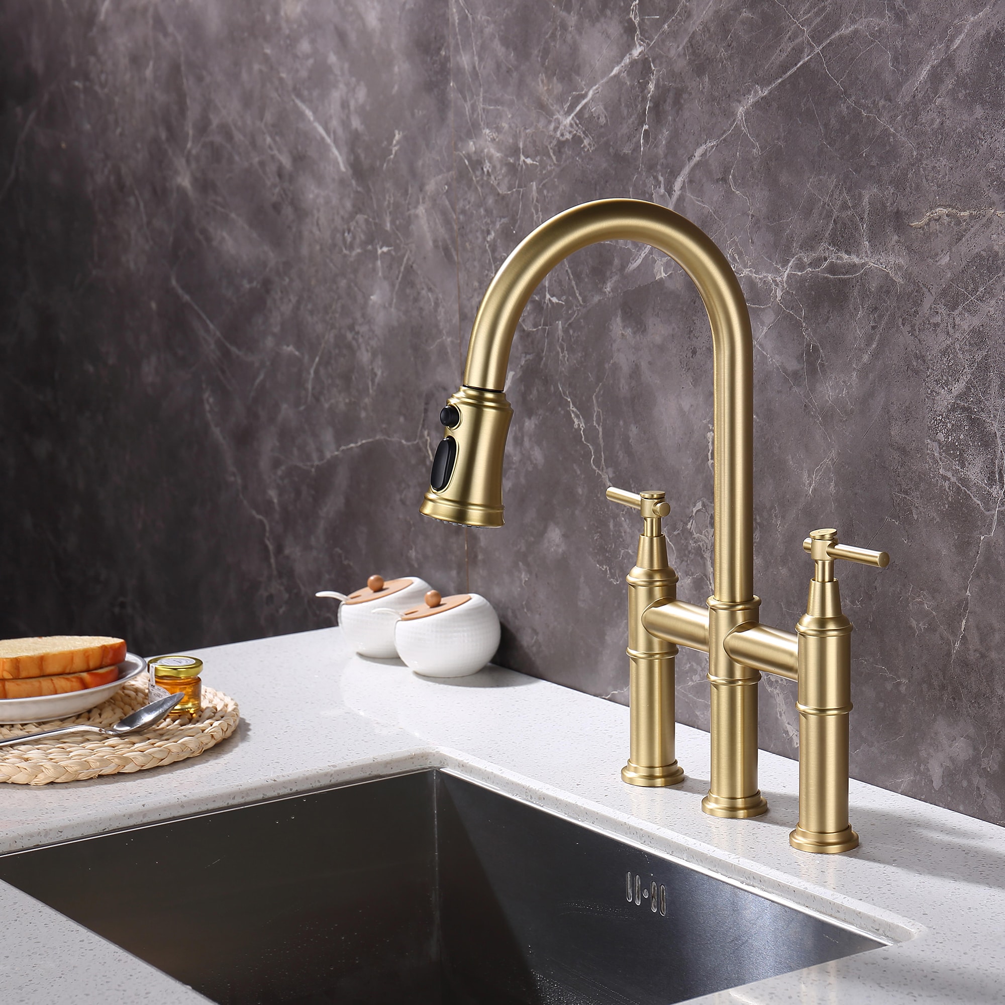 Mondawe MO227DT-GD Kitchen-Faucets - View #4