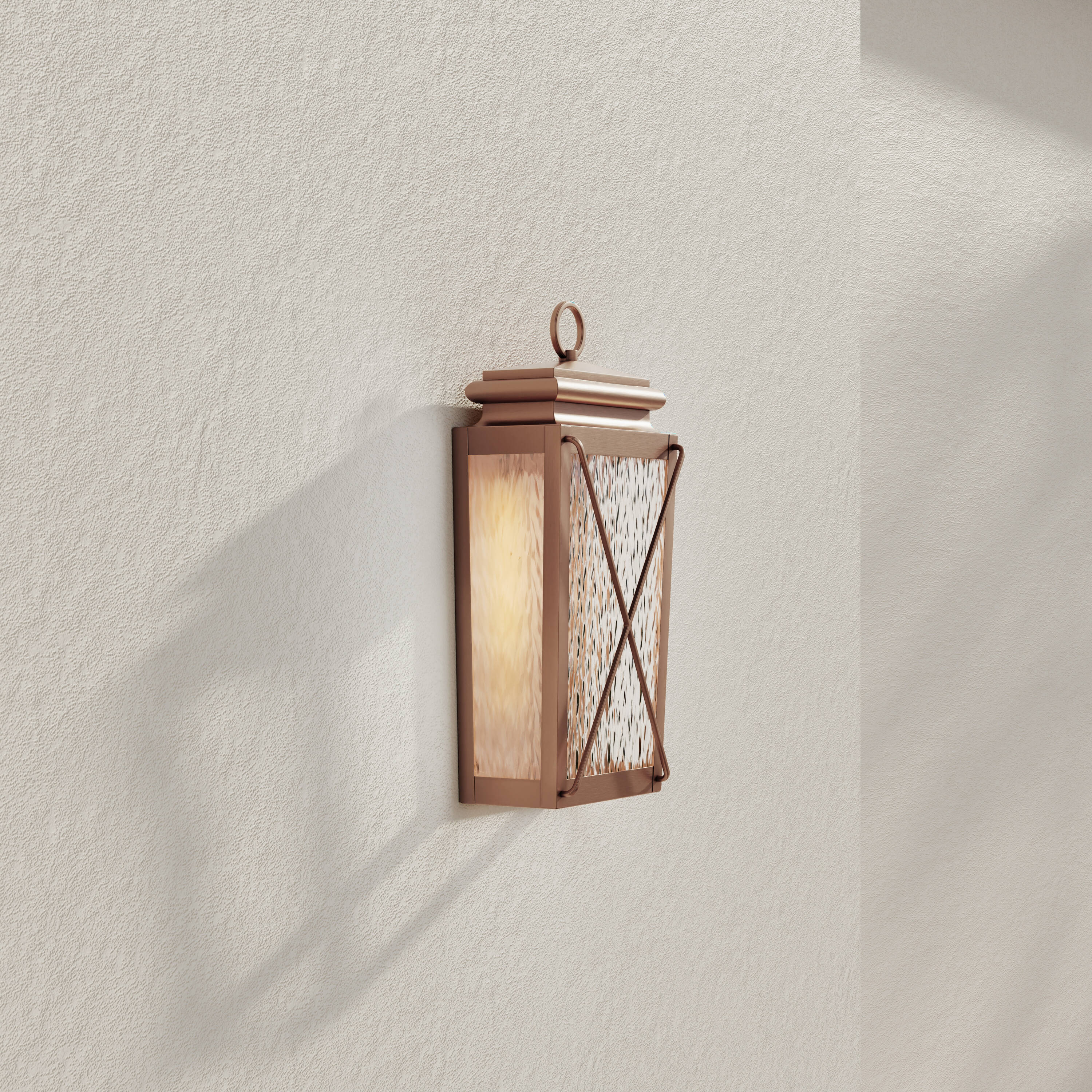 Progress Lighting P560262-169 Wakeford 1 -Light 21.5-in H Antique Copper Hardwired Outdoor Wall Light