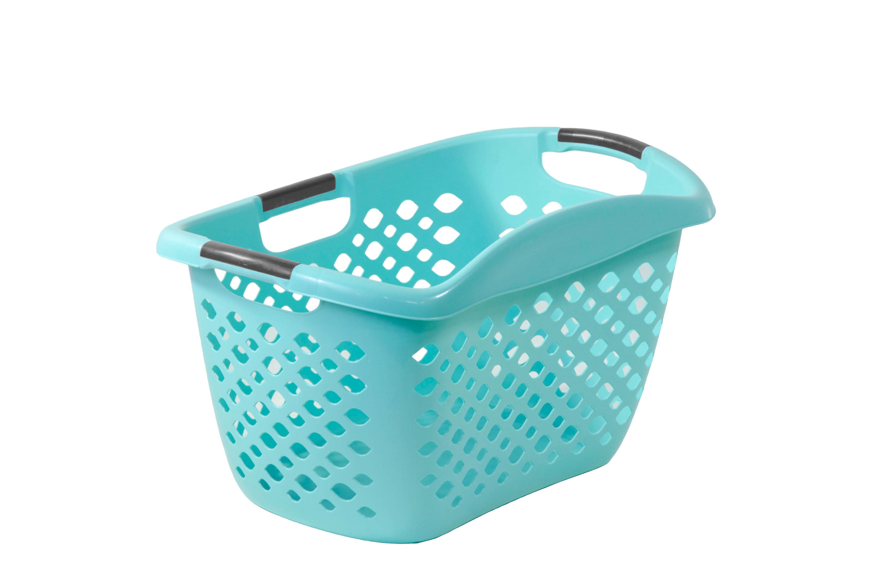 Home+Solutions Teal Large Plastic Baskets, 2 Count – Ginsey Home Solutions