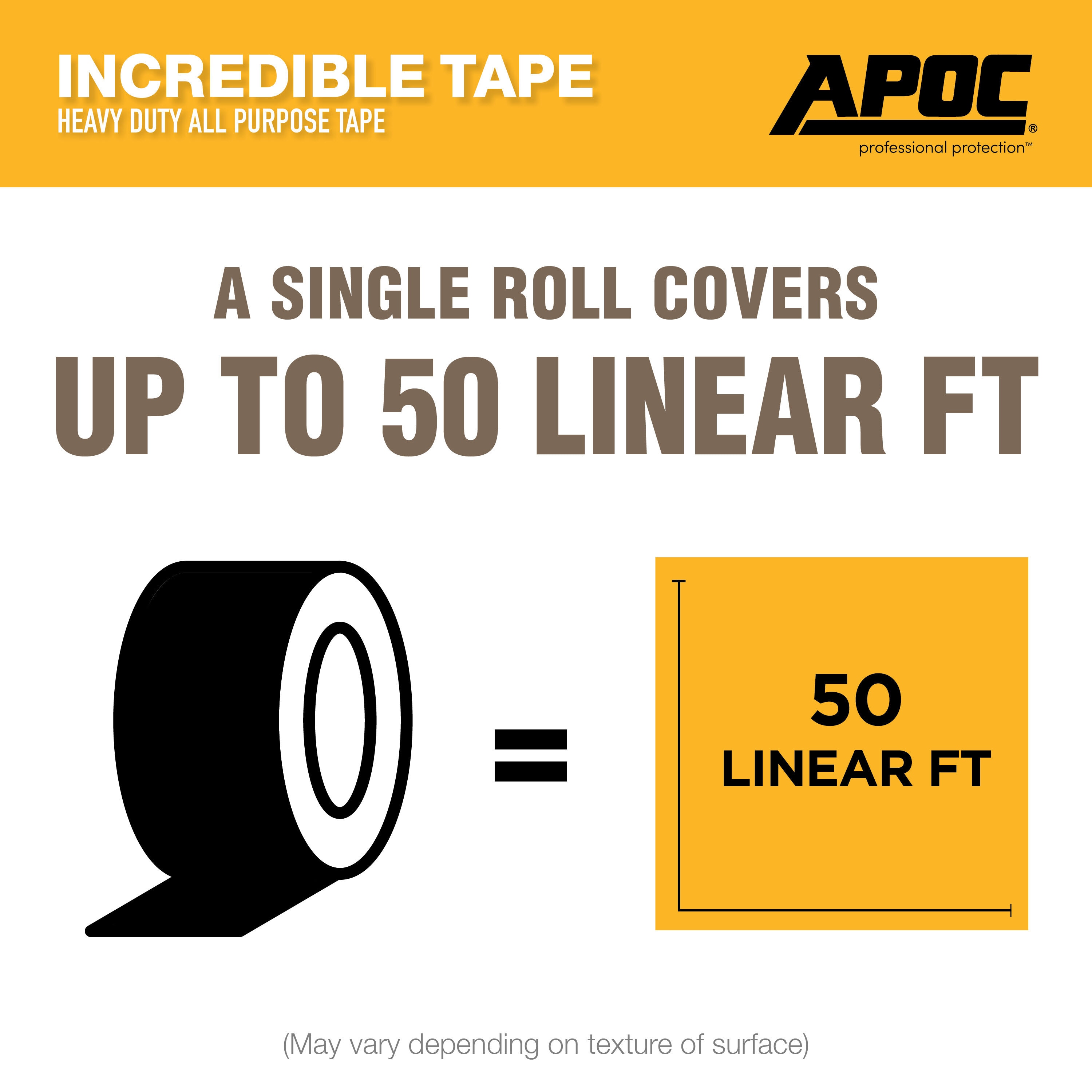 APOC Incredible Tape 50-ft Roof Seam Tape in the Roof Seam Tape