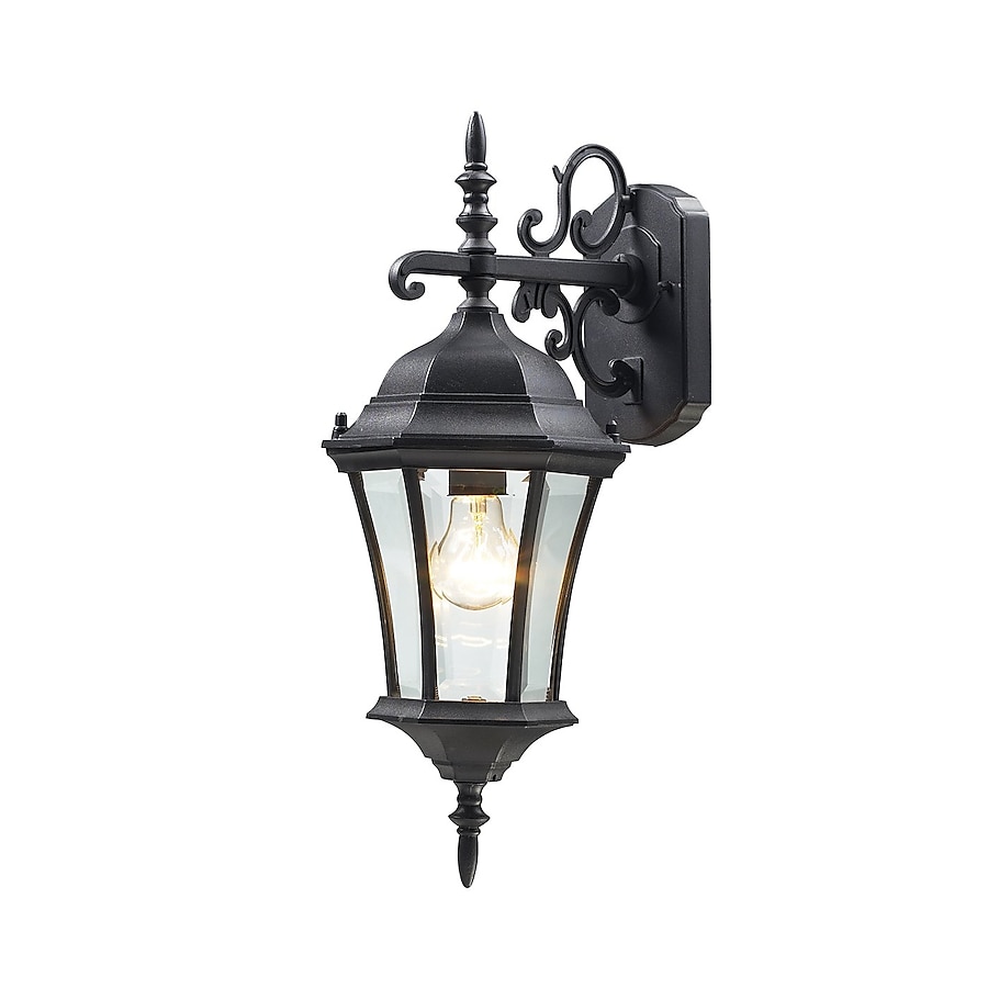 Z-Lite Wakefield 21.75-in H Black Medium Base (E-26) Outdoor Wall Light Z-Lite Wakefield 21.75-in H Black Medium Base (E-26) Outdoor Wall Light