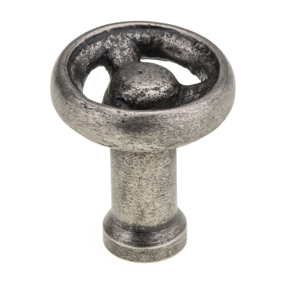Richelieu BP775040142 Steampunk 1-9/16-in Pewter Round Modern Cabinet Knob