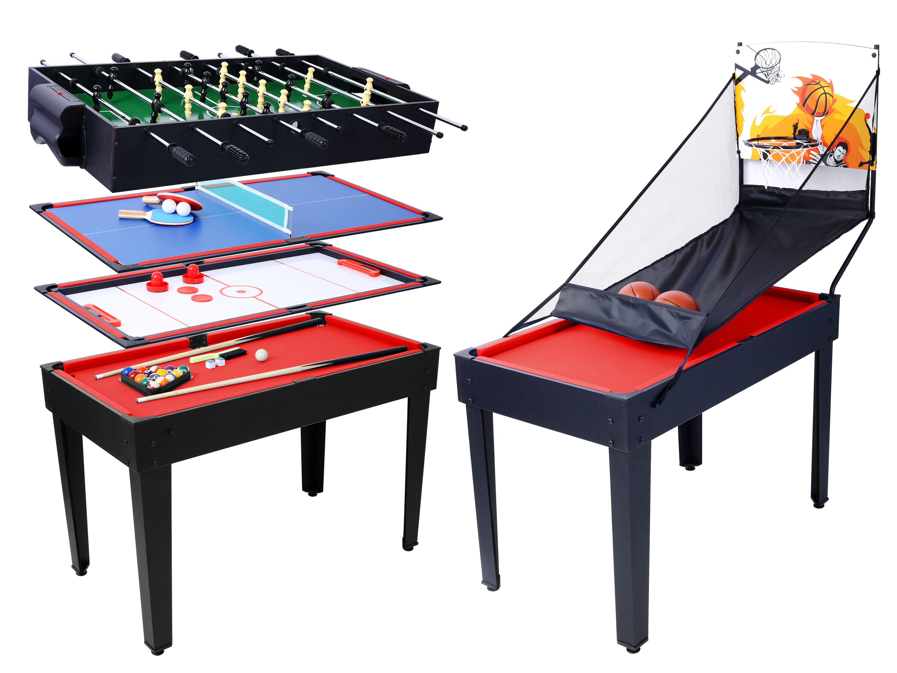 Kahomvis GH-QPH3-155 Multi-Game-Tables - View #2