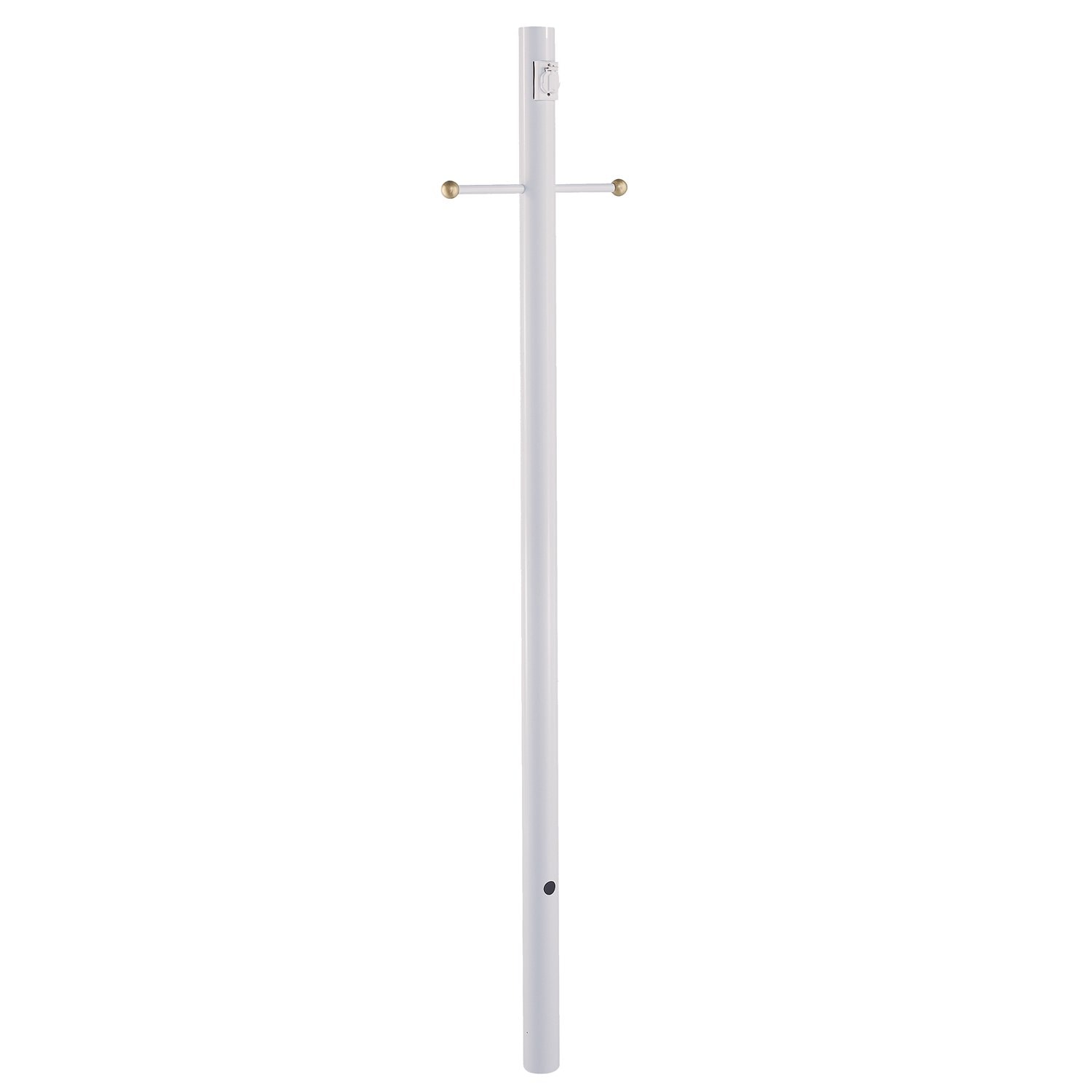 Acclaim Lighting 98WH 84.0-in Gloss white Transitional Outdoor Pole
