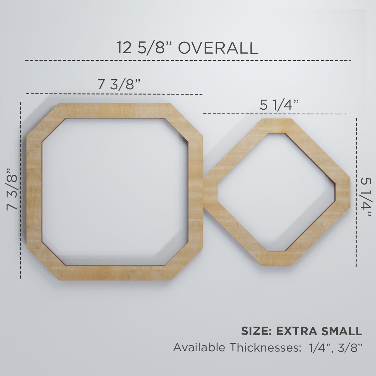 Ekena Millwork WALW08X08X0375LKHAL Wall-Panels - View #2