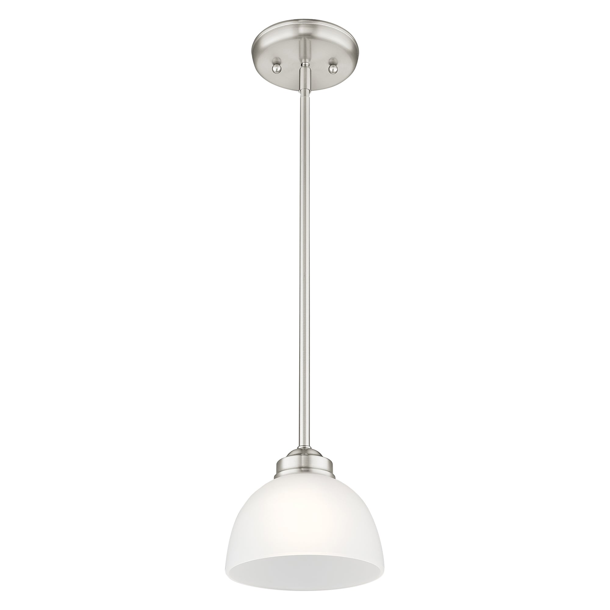 Somerset Sleek Contemporary Mini Pendant Light in Brushed Nickel