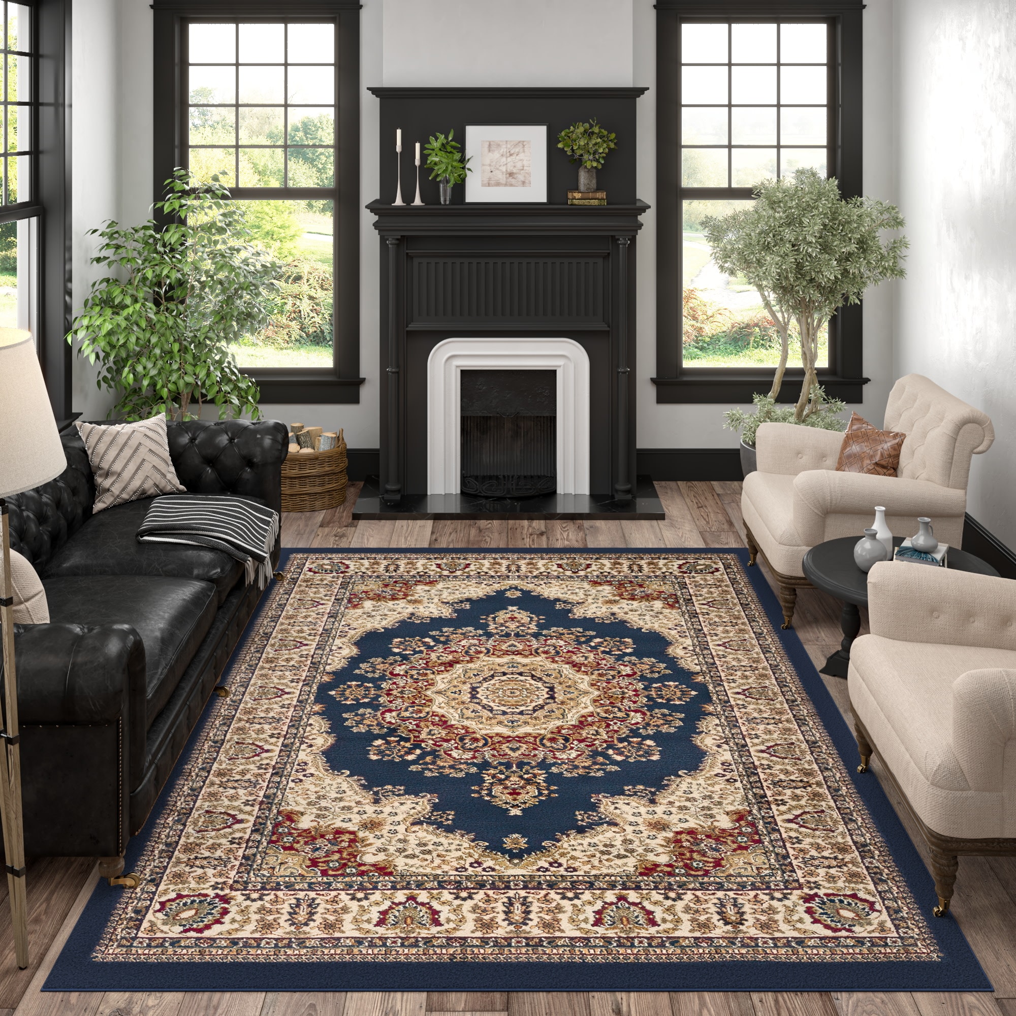 Traditional Oriental Area Rug 5x8 Carpet for Living factory Room