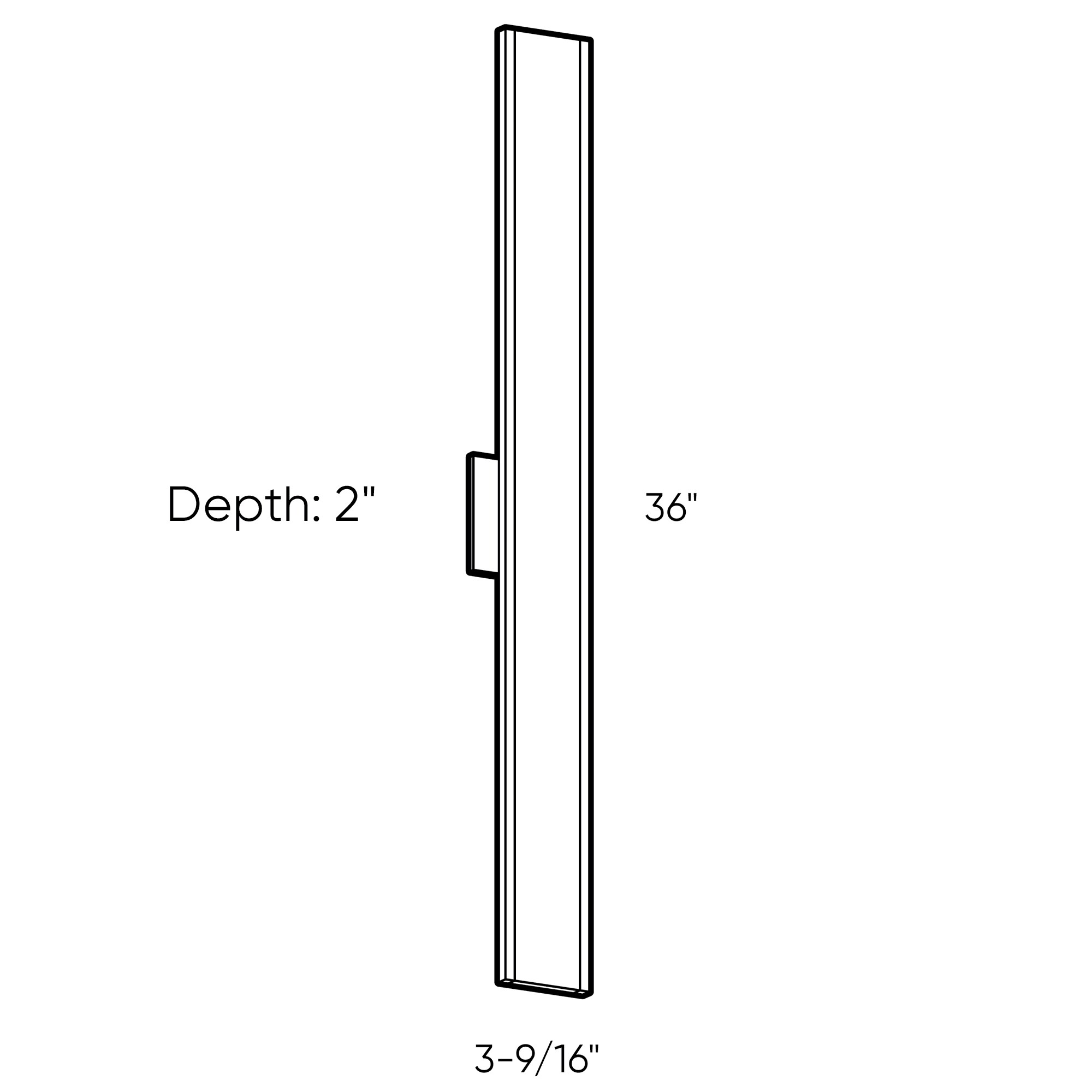 DALS Lighting SWS36-3K-BK b089995 - View #4