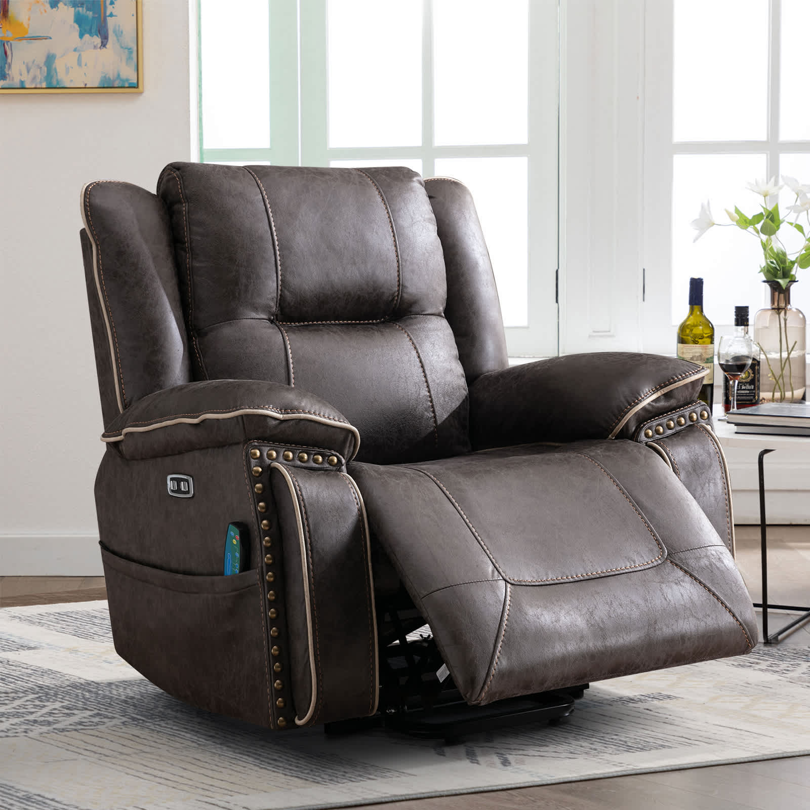 Bestier USLOW-L510258F-GREY recliners - View #5