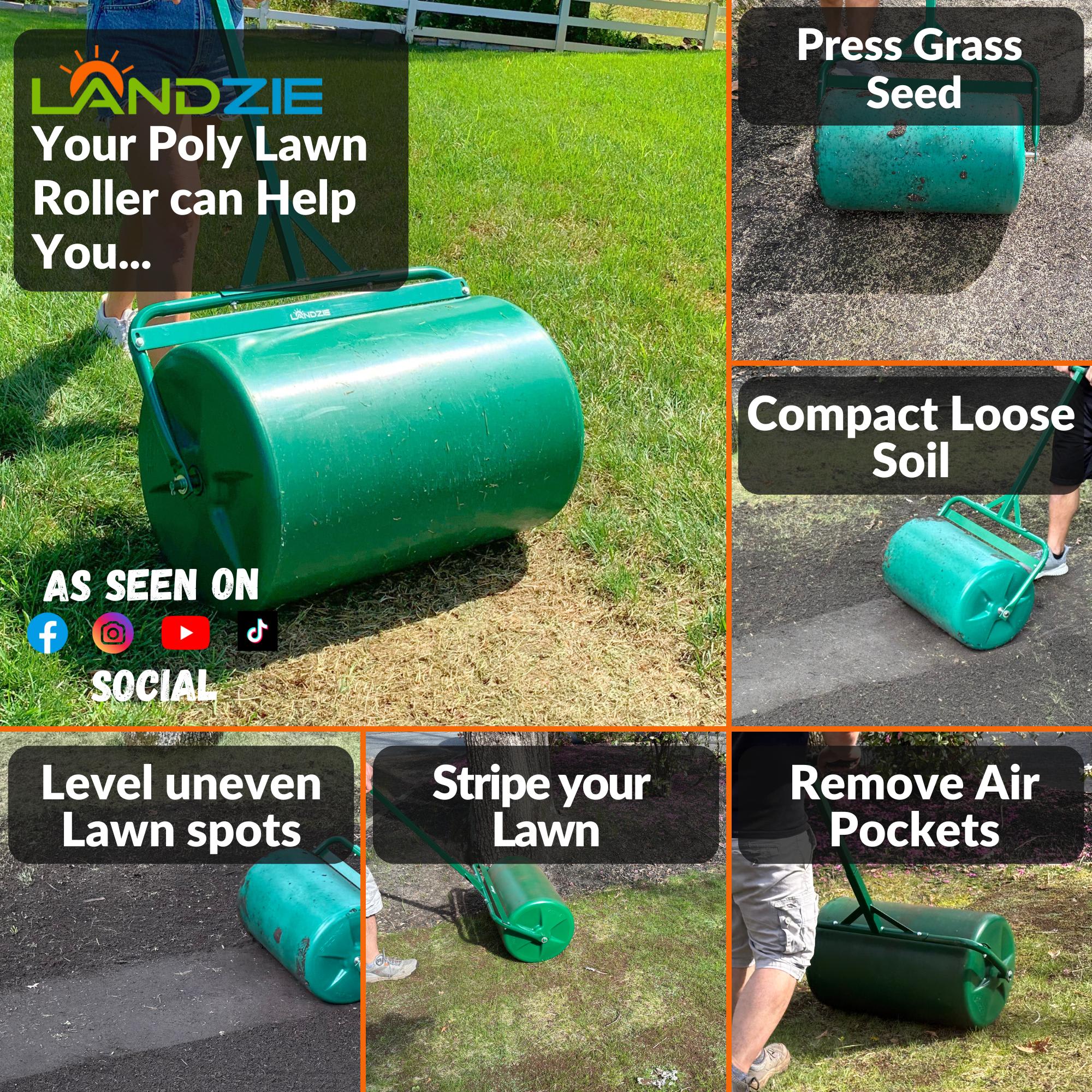 LANDZIE L-RLR-LWN-124 Tow-Behind-Lawn-Rollers - View #4