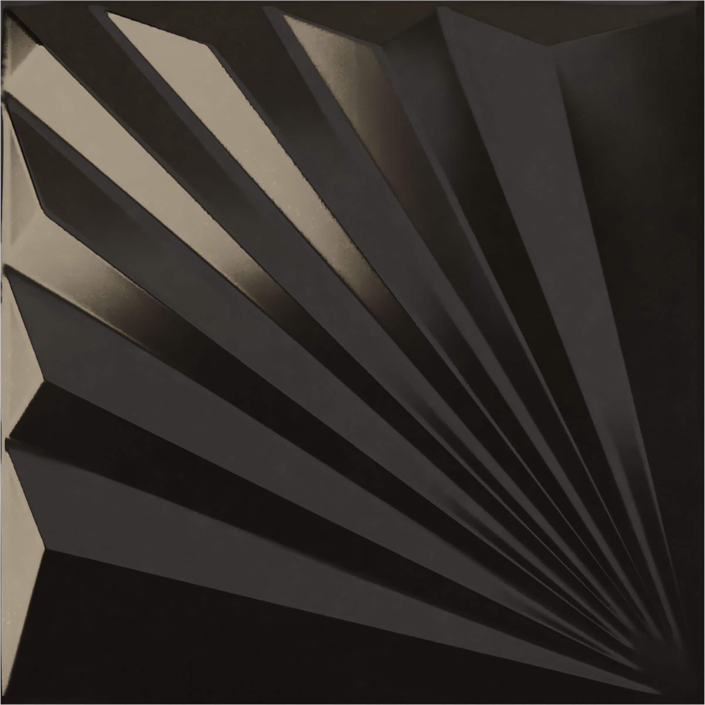 Ekena Millwork WP20X20AAECA 19-5/8-in x 19-5/8-in Embossed Paintable/Stainable Black PVC Wall Panel ( 2.67-sq ft )