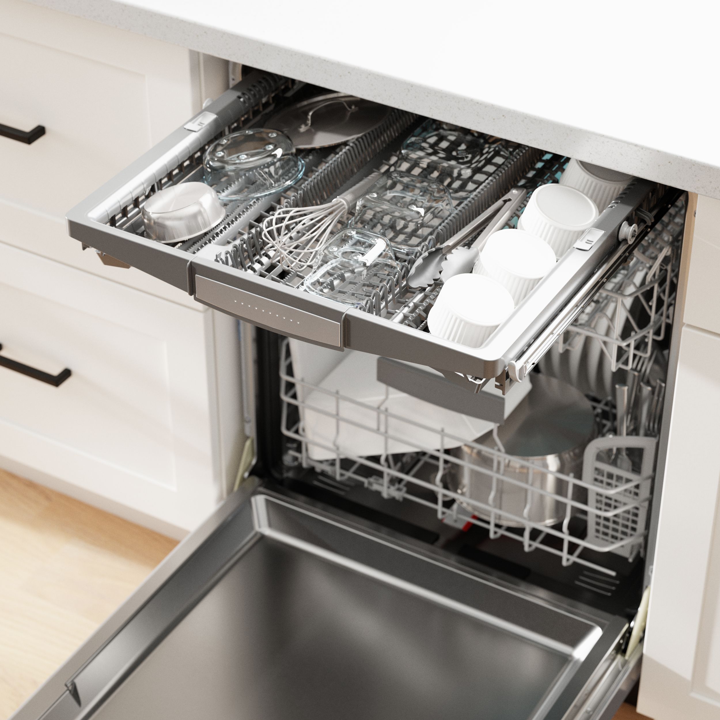 Bosch 800 Series Top Control 24-in Smart Built-In Dishwasher With Third  Rack (Stainless Steel) ENERGY STAR, 42-dBA in the Built-In Dishwashers  department at