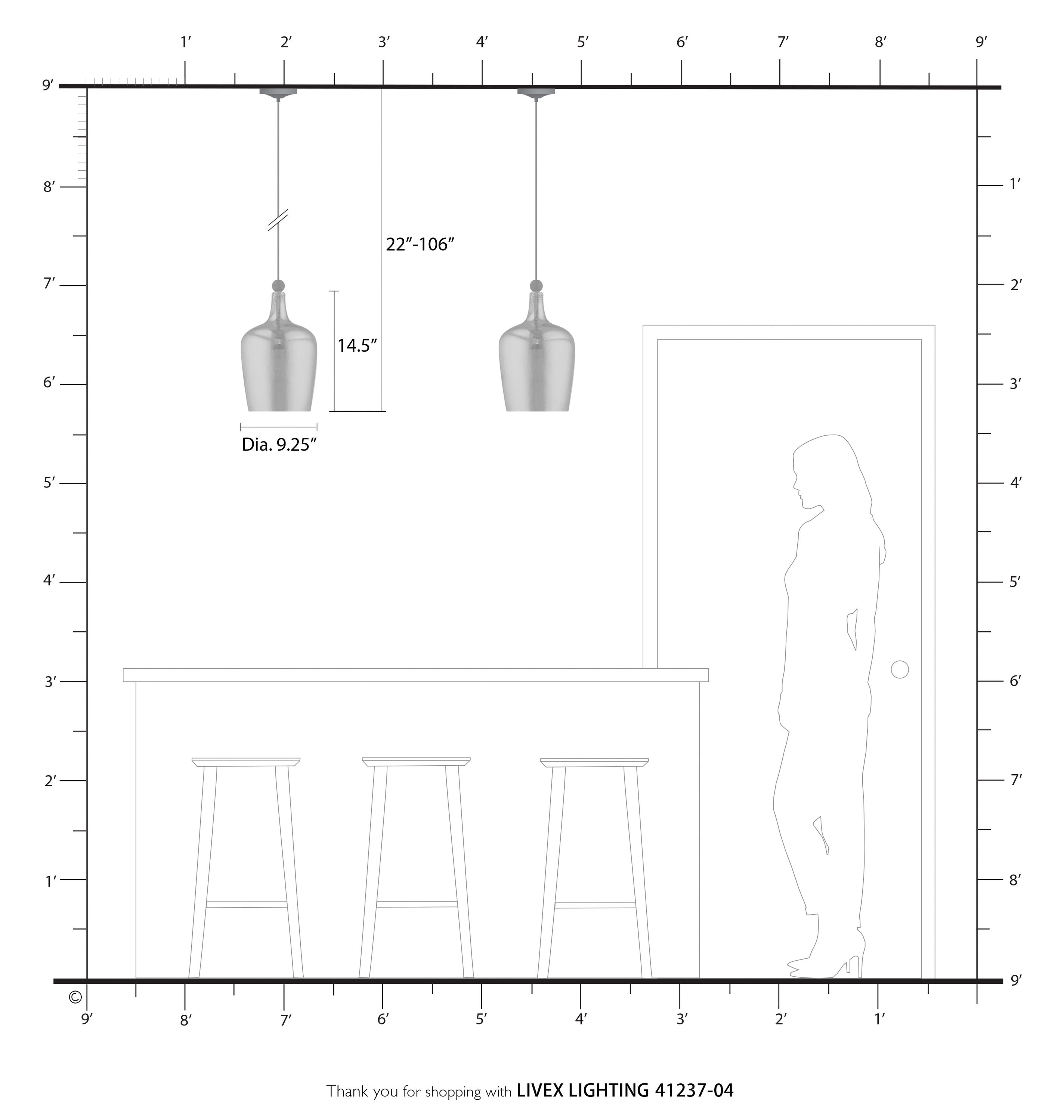 Livex Lighting 41237-04 Pendant-Lights - View #9