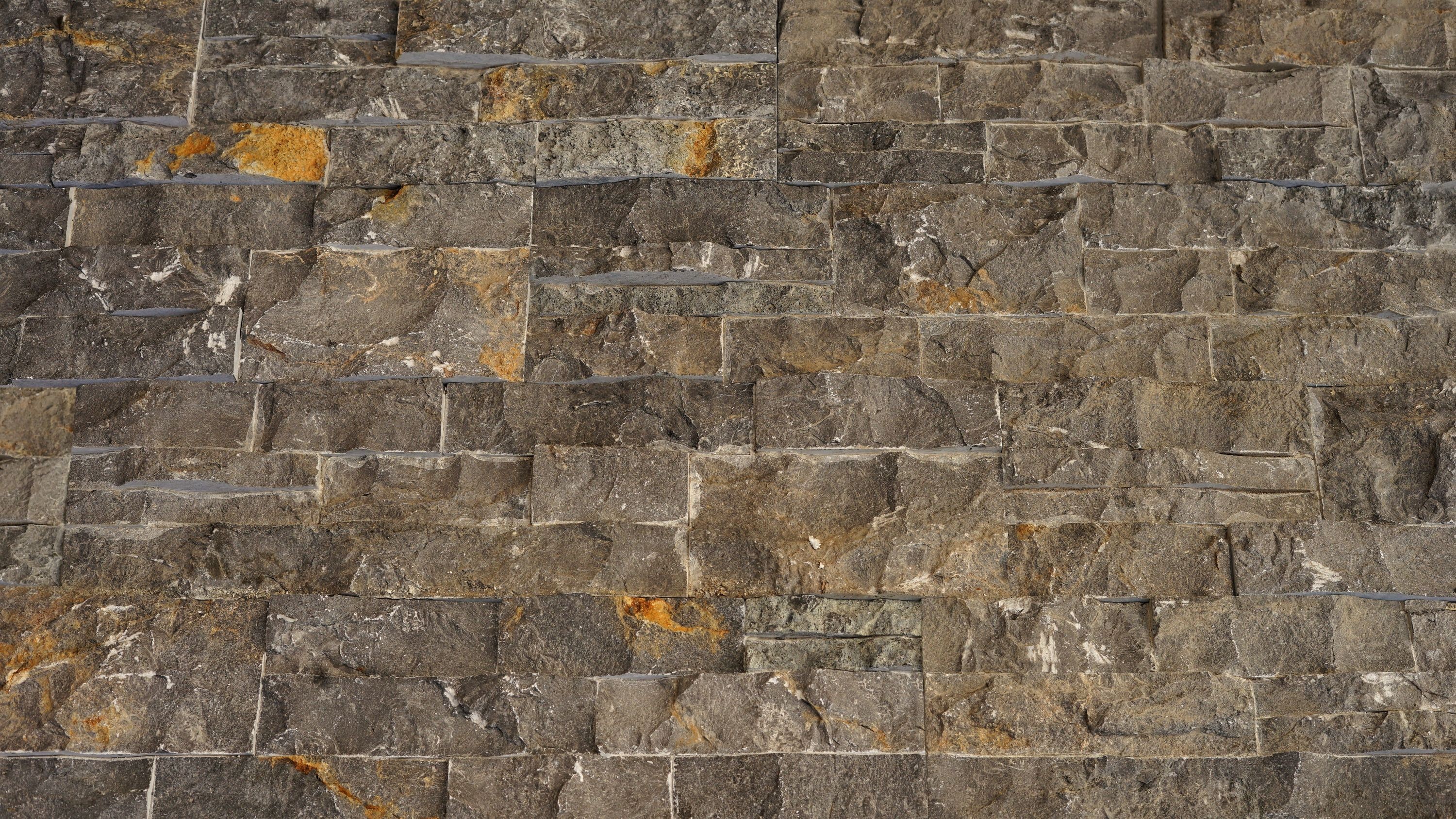 Natural Stone Veneer L50-6X24-SS-BK 6-in x 24-in Set of 50 SQFT-Stacked Stone-Black-6inx24in 50-sq ft Black Stone Veneer