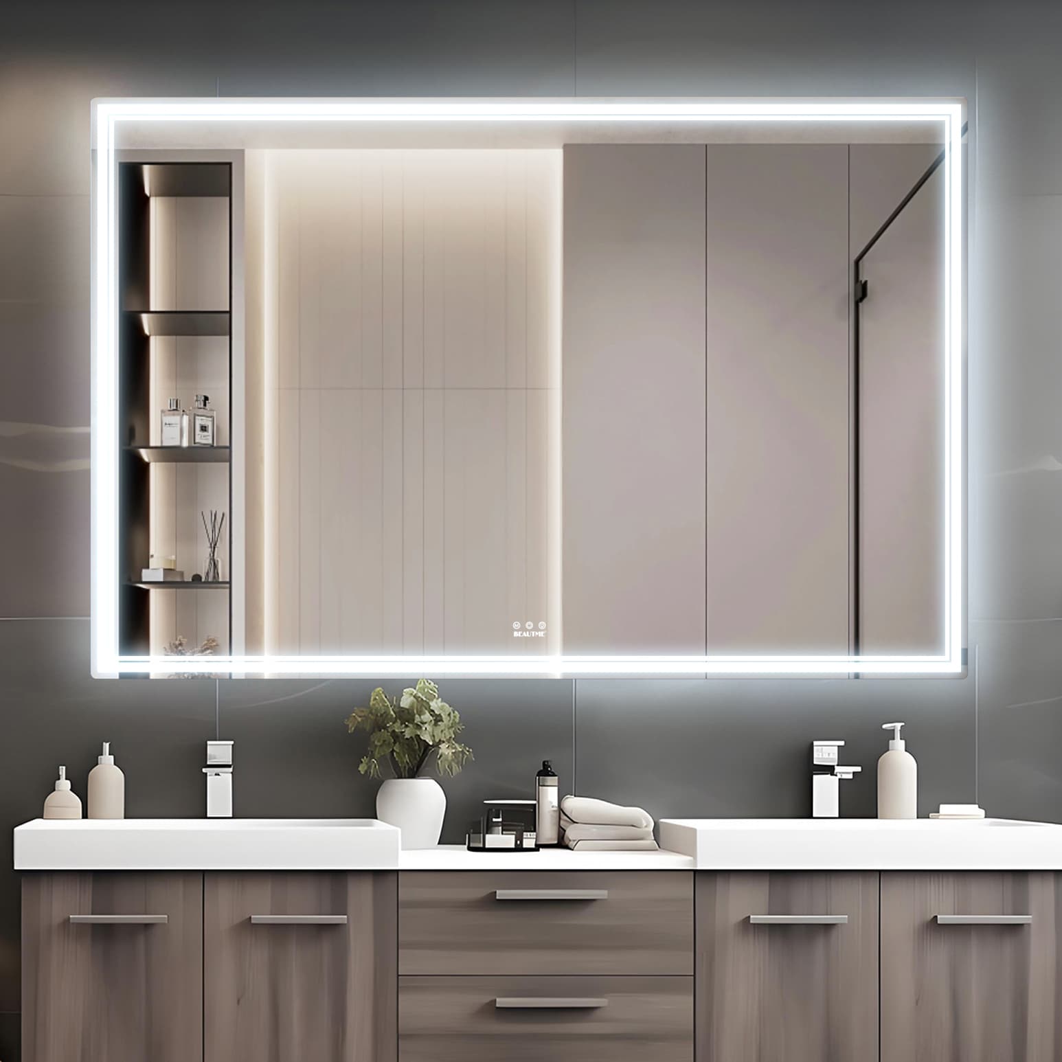 Bybafun YB5100086 Framed-Bath-Mirrors - View #14